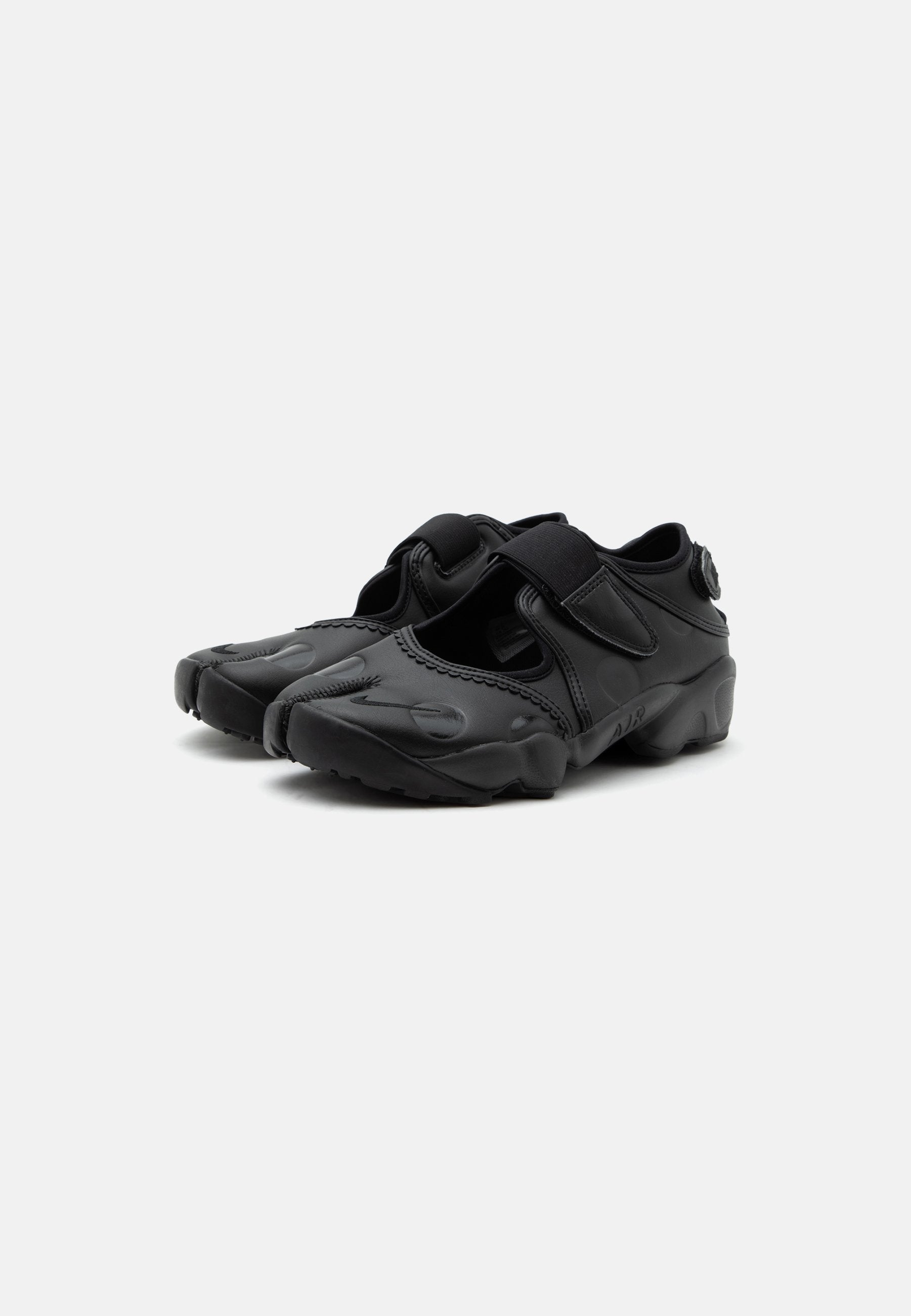 AIR RIFT DOT - Ankle strap ballet pumps - black