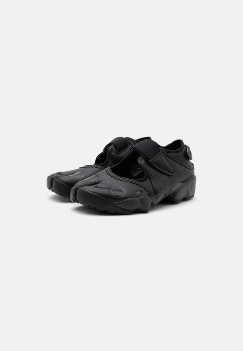 AIR RIFT DOT - Ankle strap ballet pumps - black