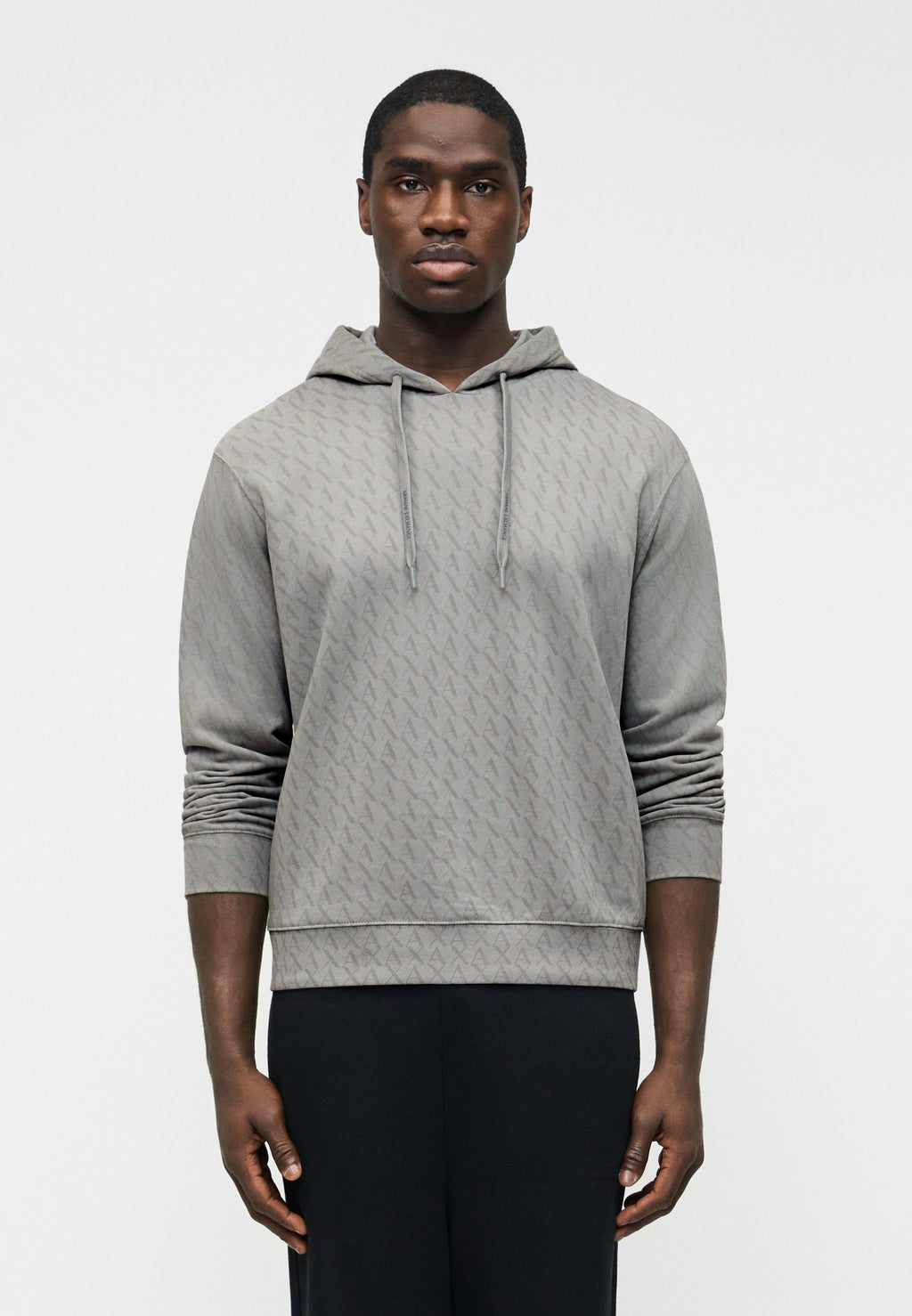 AX LOGO HOODIE - Hoodie - chiseled stone
