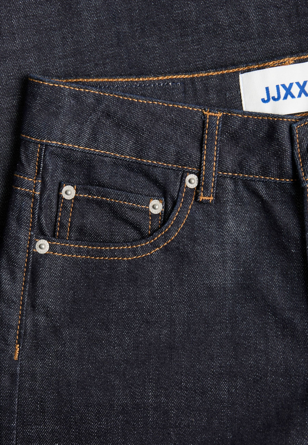 Wide-fit JXTOKYO VEGA WIDE HW FOLD UP R269 DNM - Wide Leg - dark blue denim
