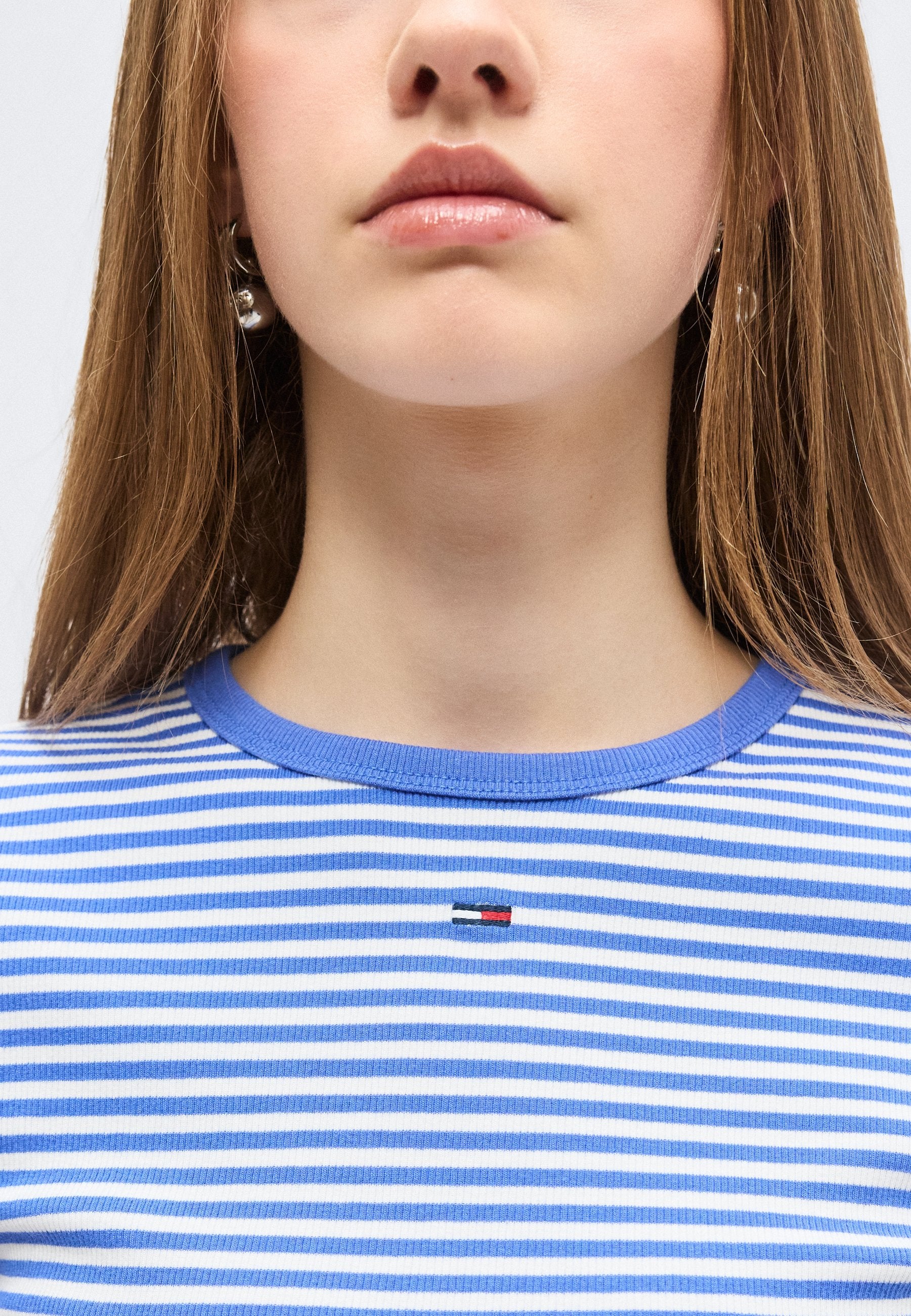 SLIM ESSENTIAL 2 PACK - Print T-shirt - navy/empire blue/white