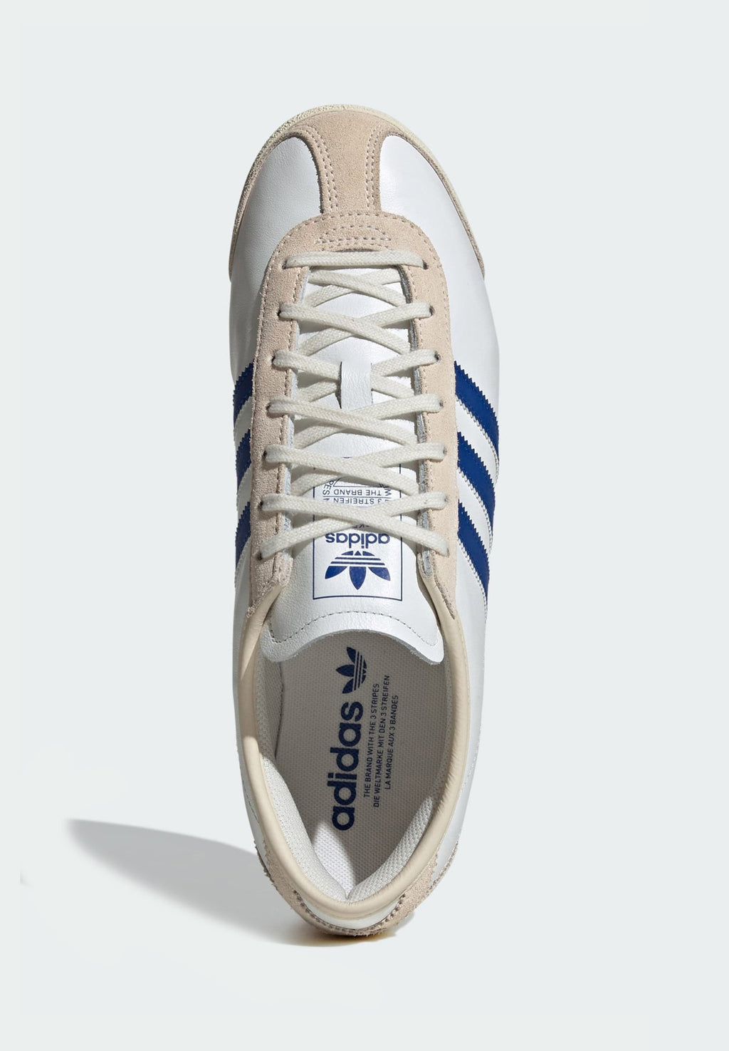 ITALIA ANNÉES 70 - Baskets - blanc noyau bleu roi blanc