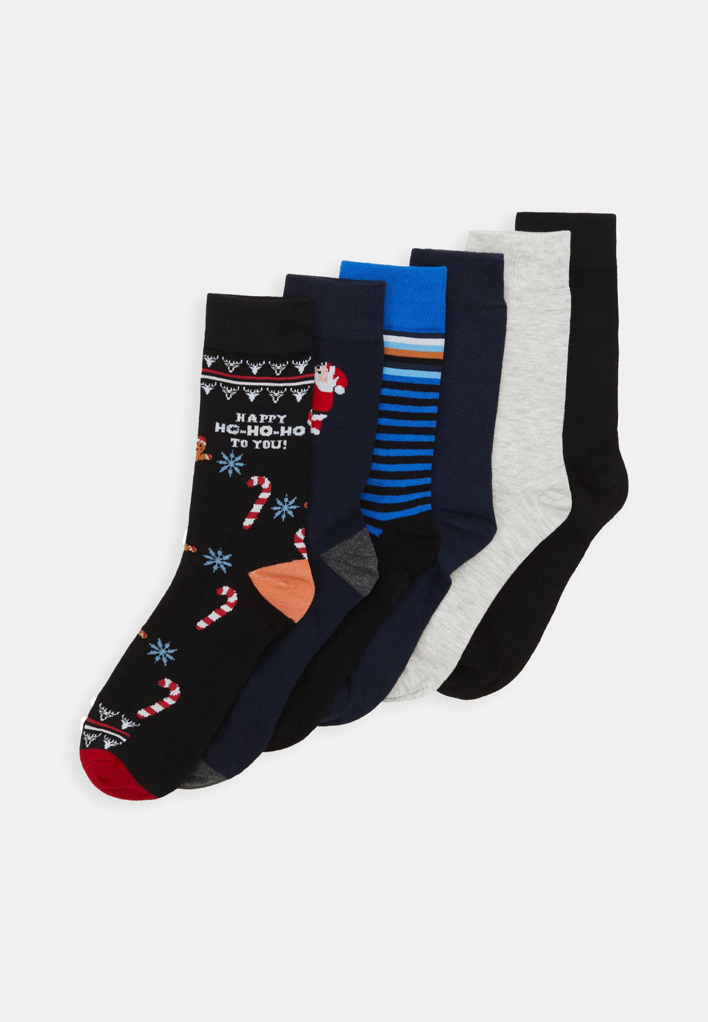 JACCHRISTMAS SOCK CALENDAR - Socks - black