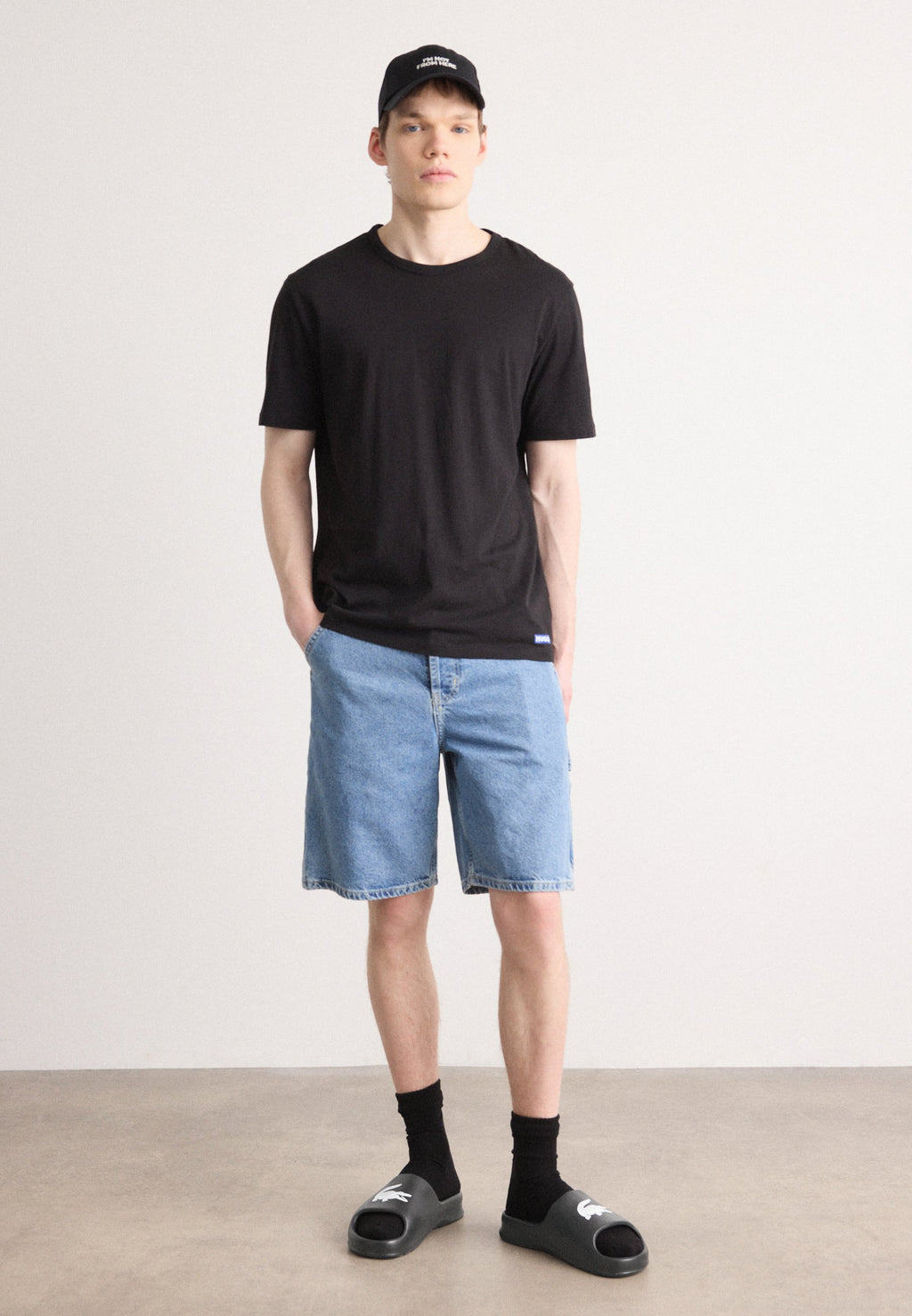 SERVE SLIDE 2.0 224 - Pool slides - black/white