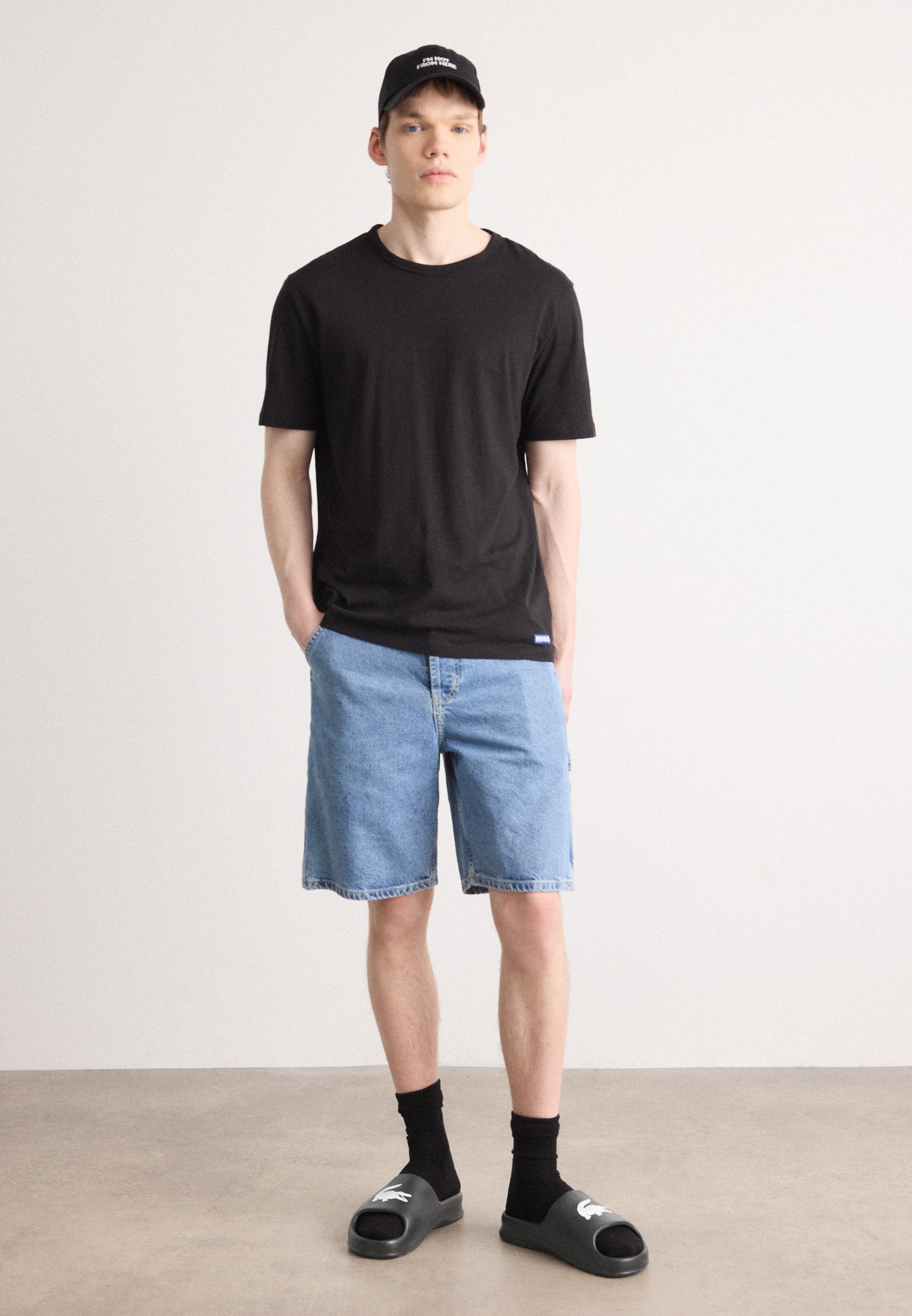 SERVE SLIDE 2.0 224 - Pool slides - black/white