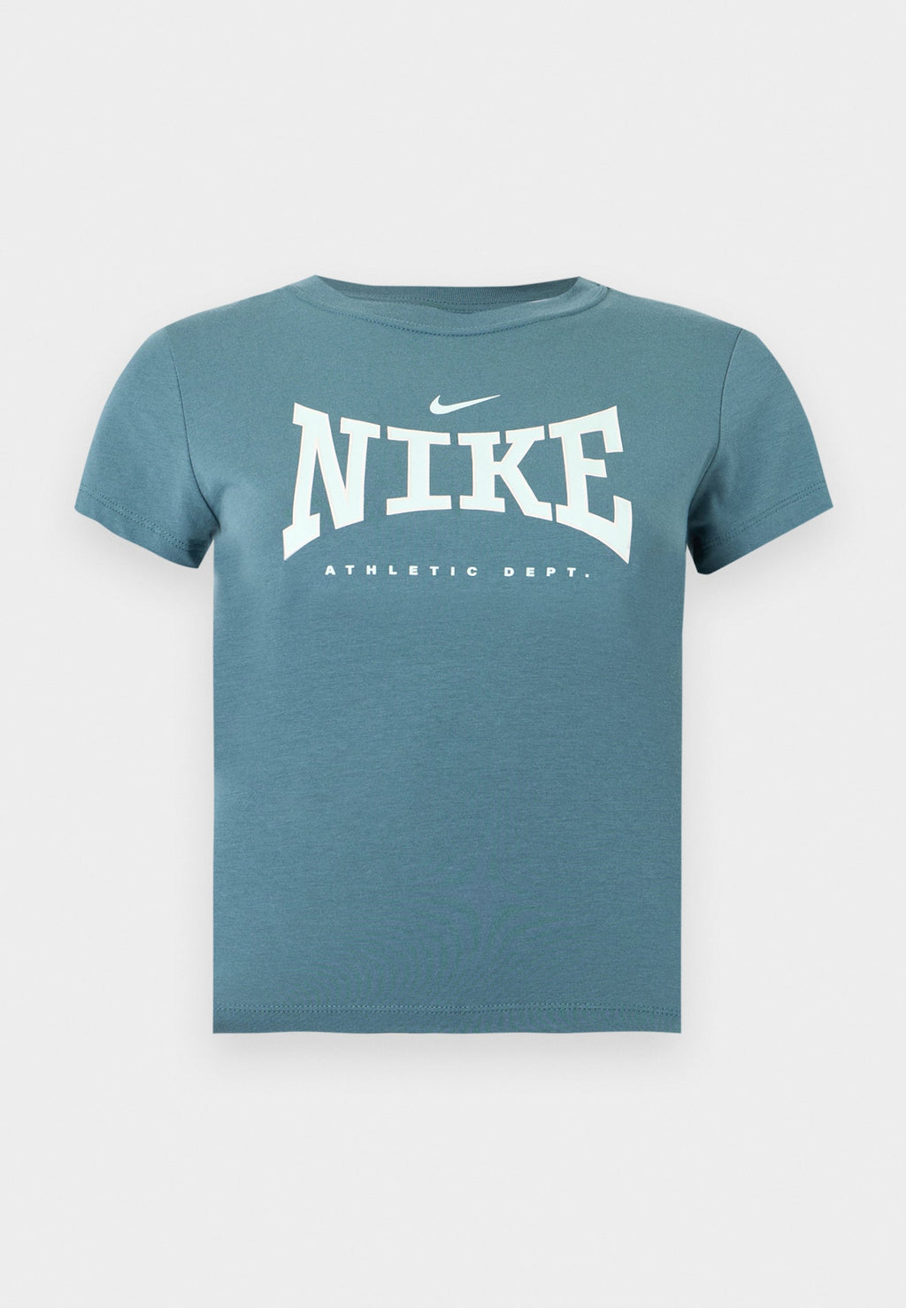 CROP LEAGUE TEE - Print T-shirt - mineral slate