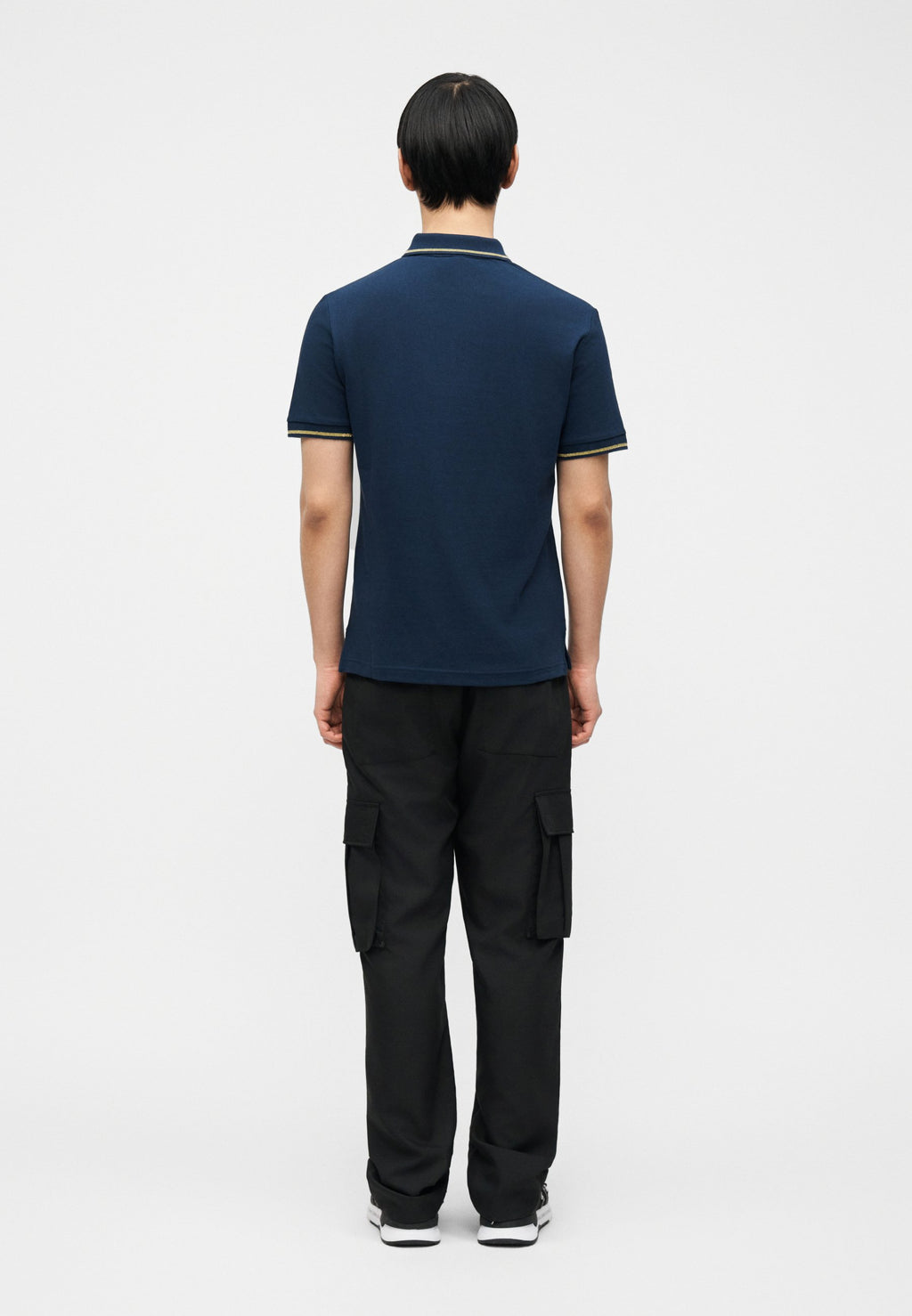 EMBLEM - Polo shirt - ocean/gold-coloured
