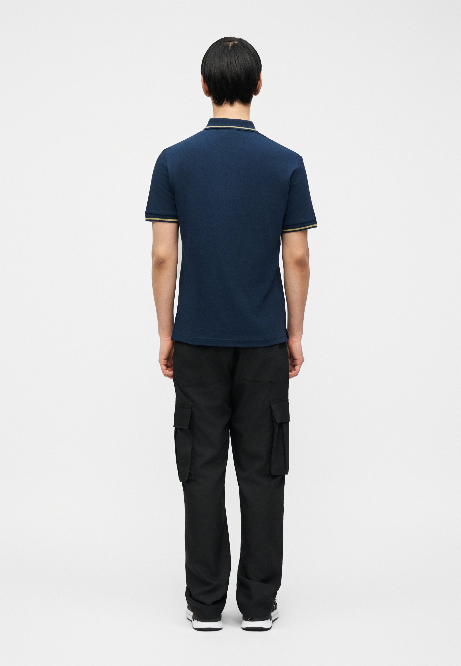 EMBLEM - Polo shirt - ocean/gold-coloured
