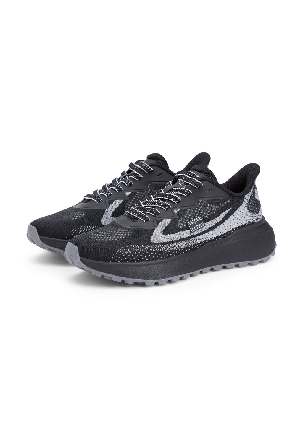 MESH JACQUARD CLEAT  - Trainers - black/ecru