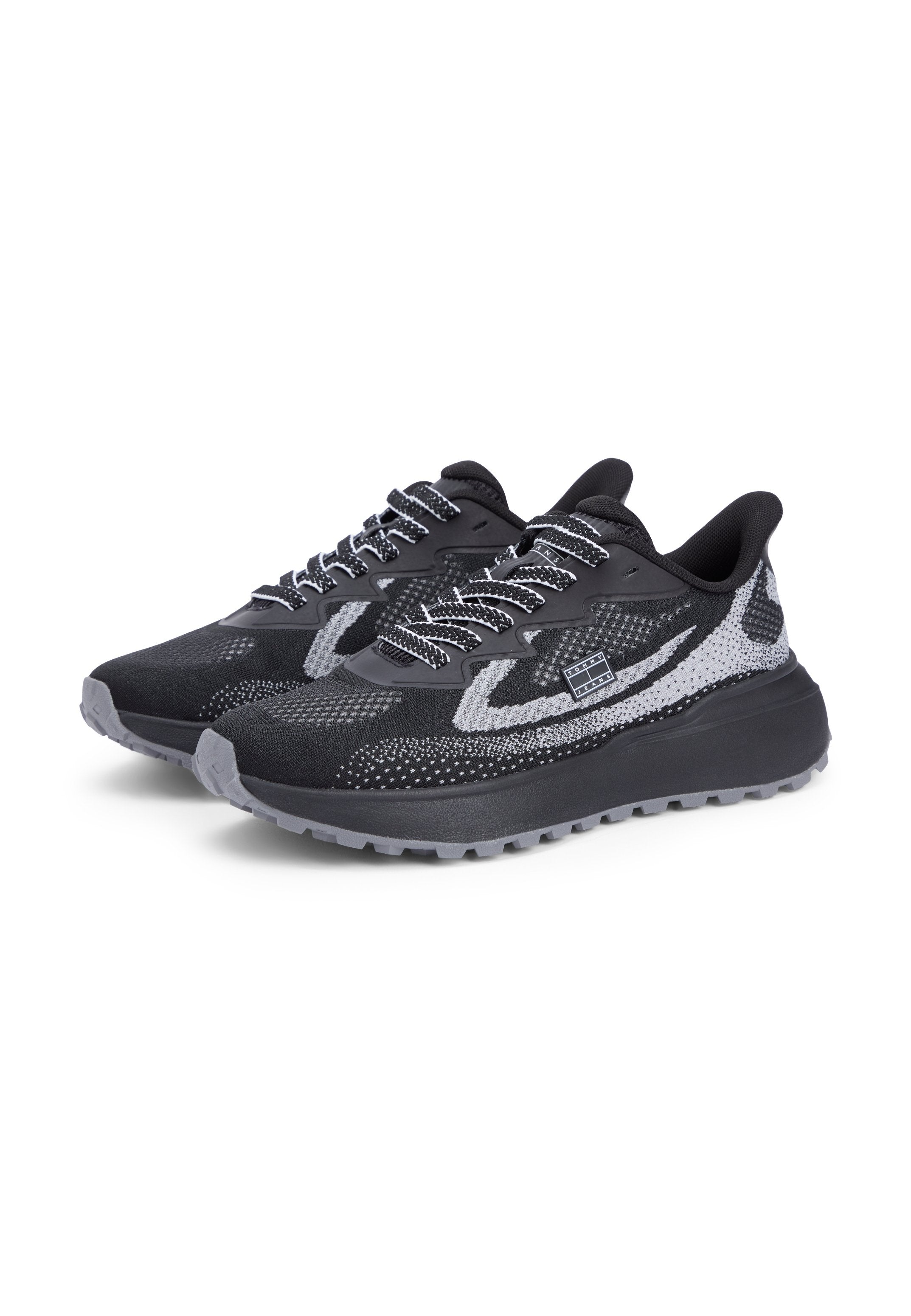MESH JACQUARD CLEAT  - Trainers - black/ecru