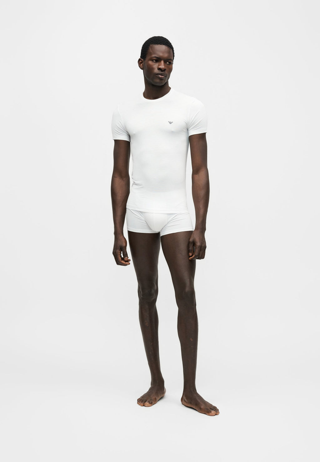 CREW NECK 2 PACK - Undershirt - black/white