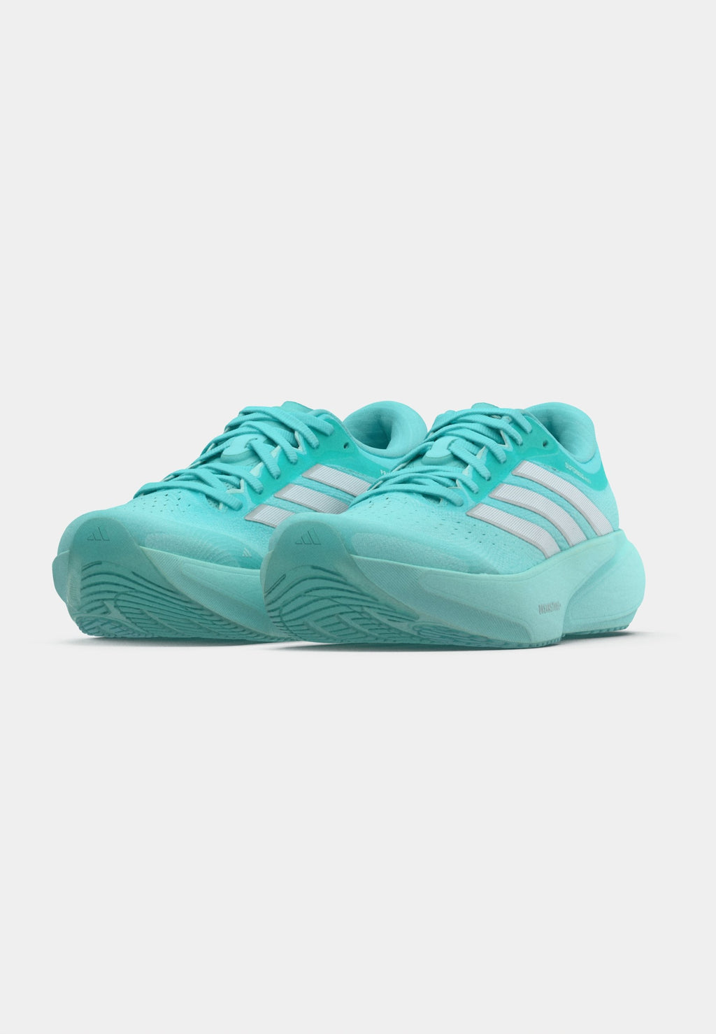 SUPERNOVA RISE 3 W - Chaussures de running sur route - flash aqua/footwear white/silver-coloured metallic