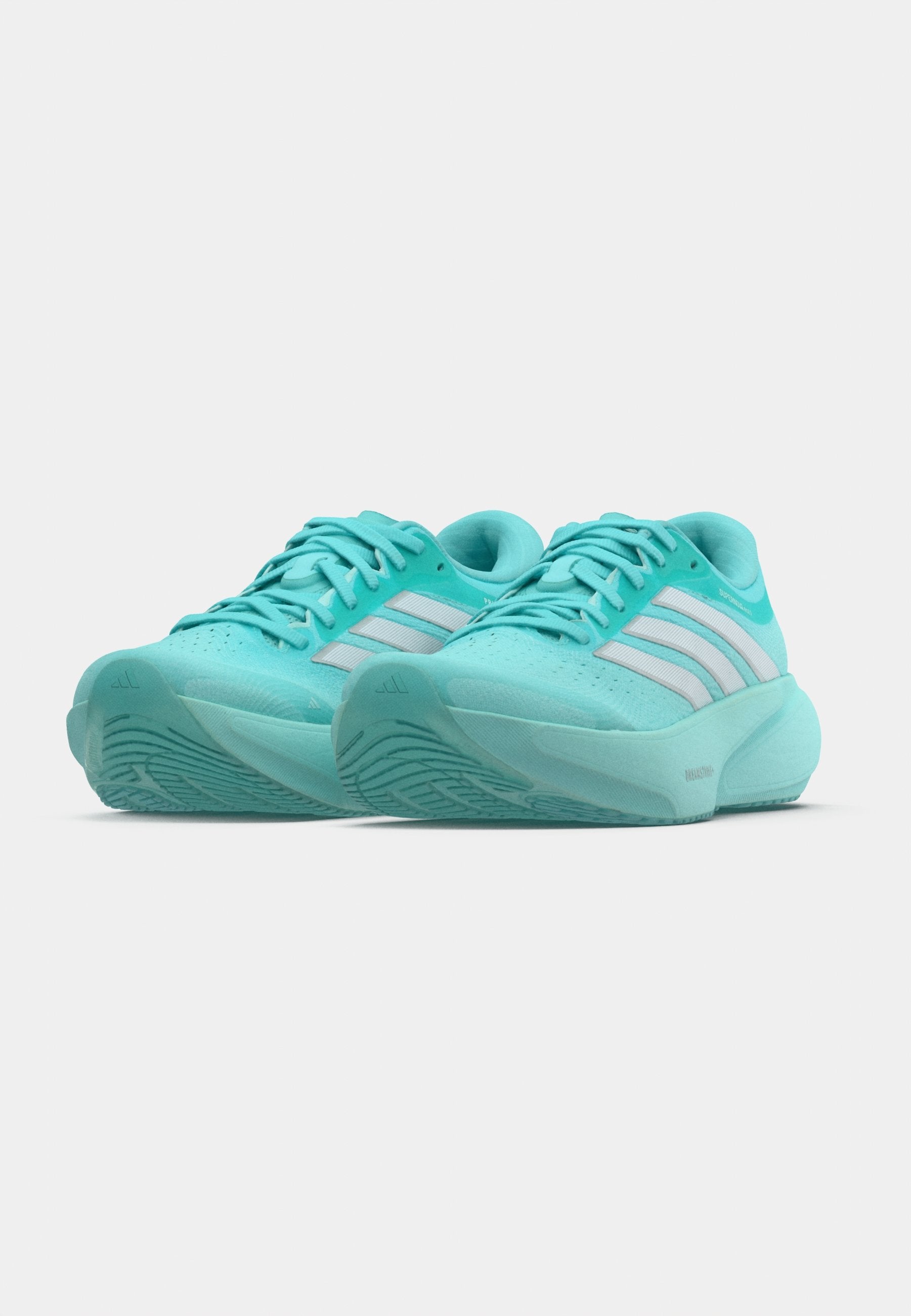 SUPERNOVA RISE 3 W - Chaussures de running sur route - flash aqua/footwear white/silver-coloured metallic