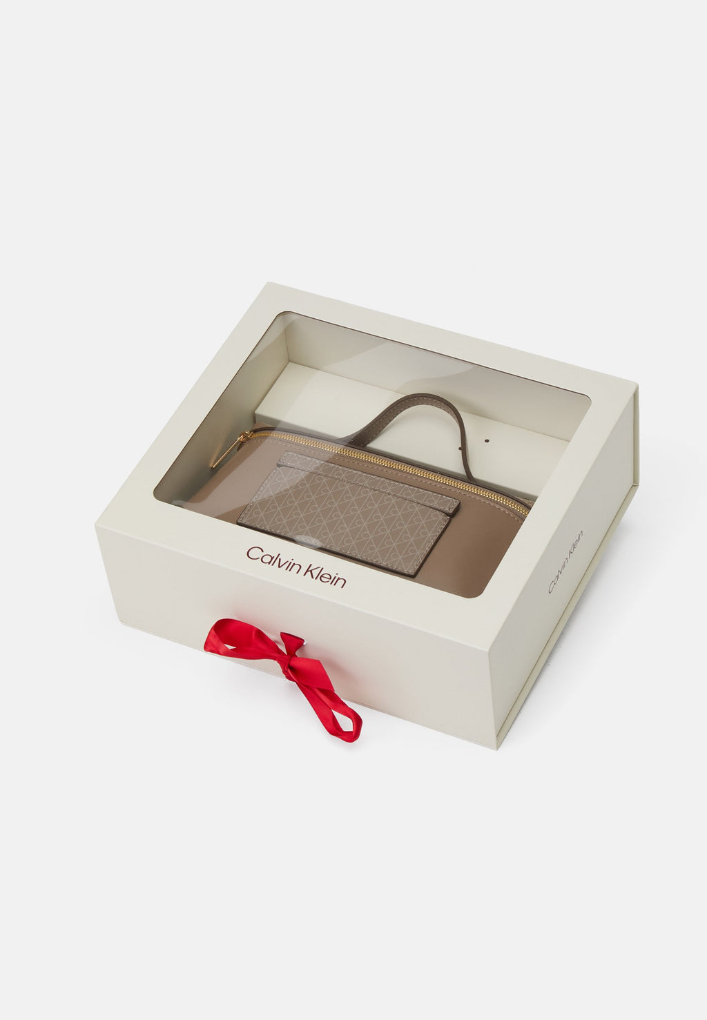EMBLEM BEAUTY CASE - Wash bag - desert taupe
