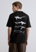 NOFISHIX - Print T-shirt - black