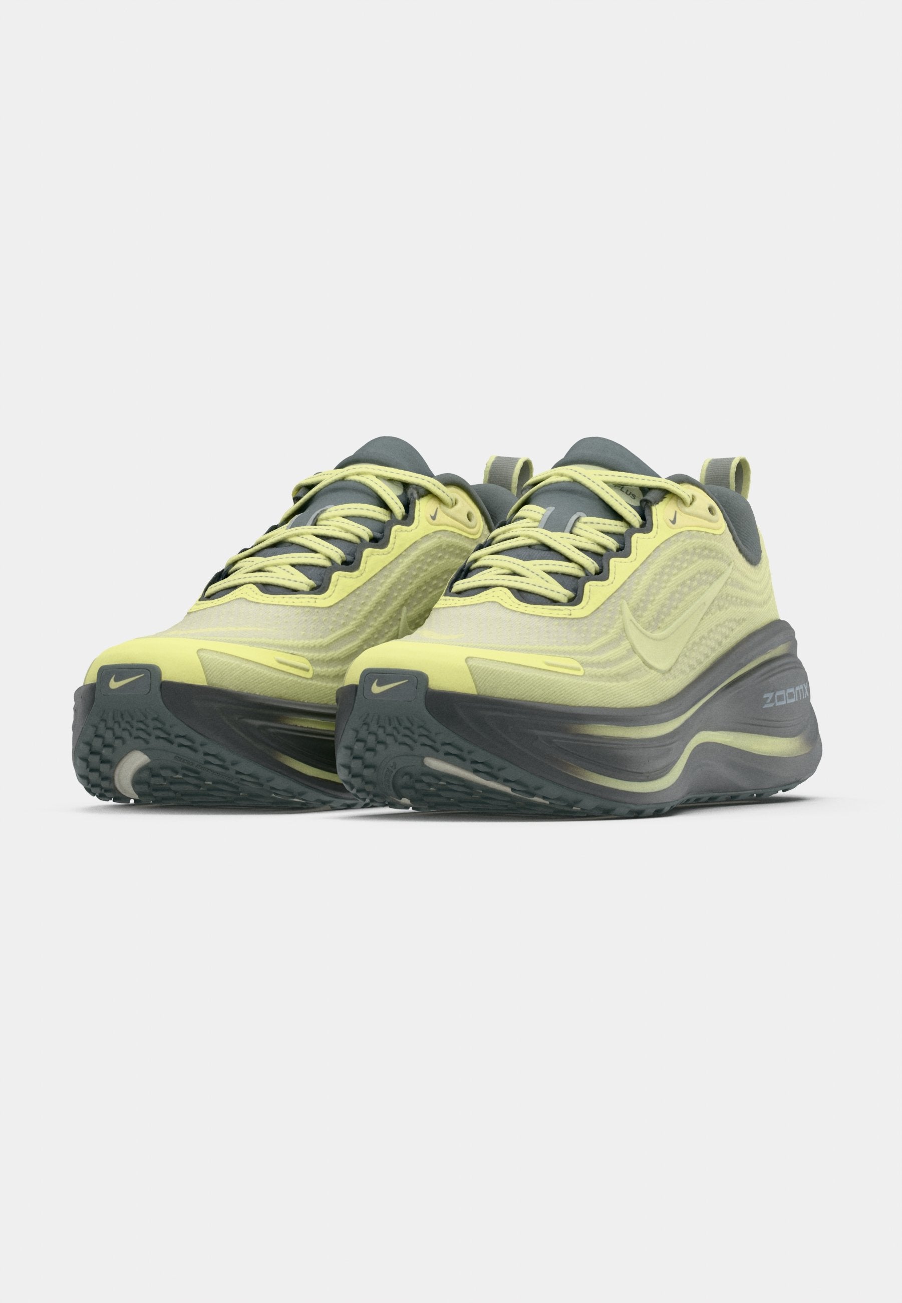 VOMERO PLUS SE - Chaussures de running sur route - vert citron/gris fumé/gris vaste