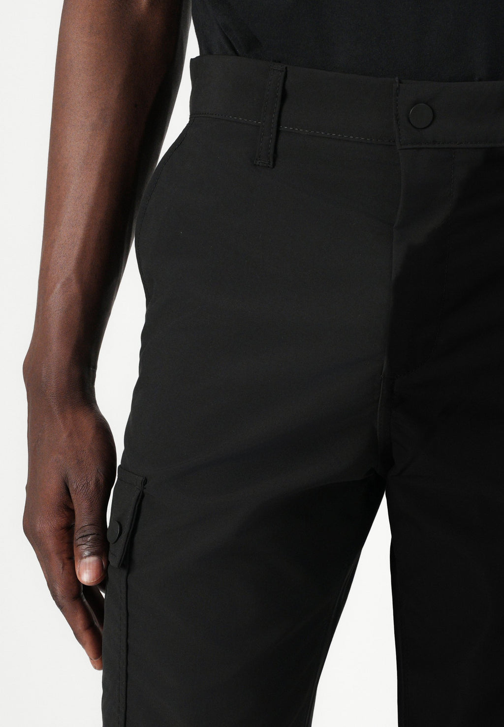 JPSTKARL KURTIS SNAP TECH - Cargo trousers - black