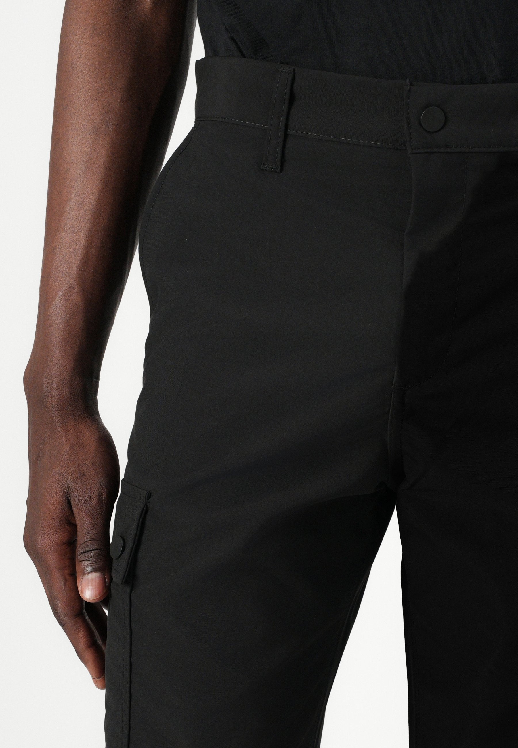 JPSTKARL KURTIS SNAP TECH - Cargo trousers - black