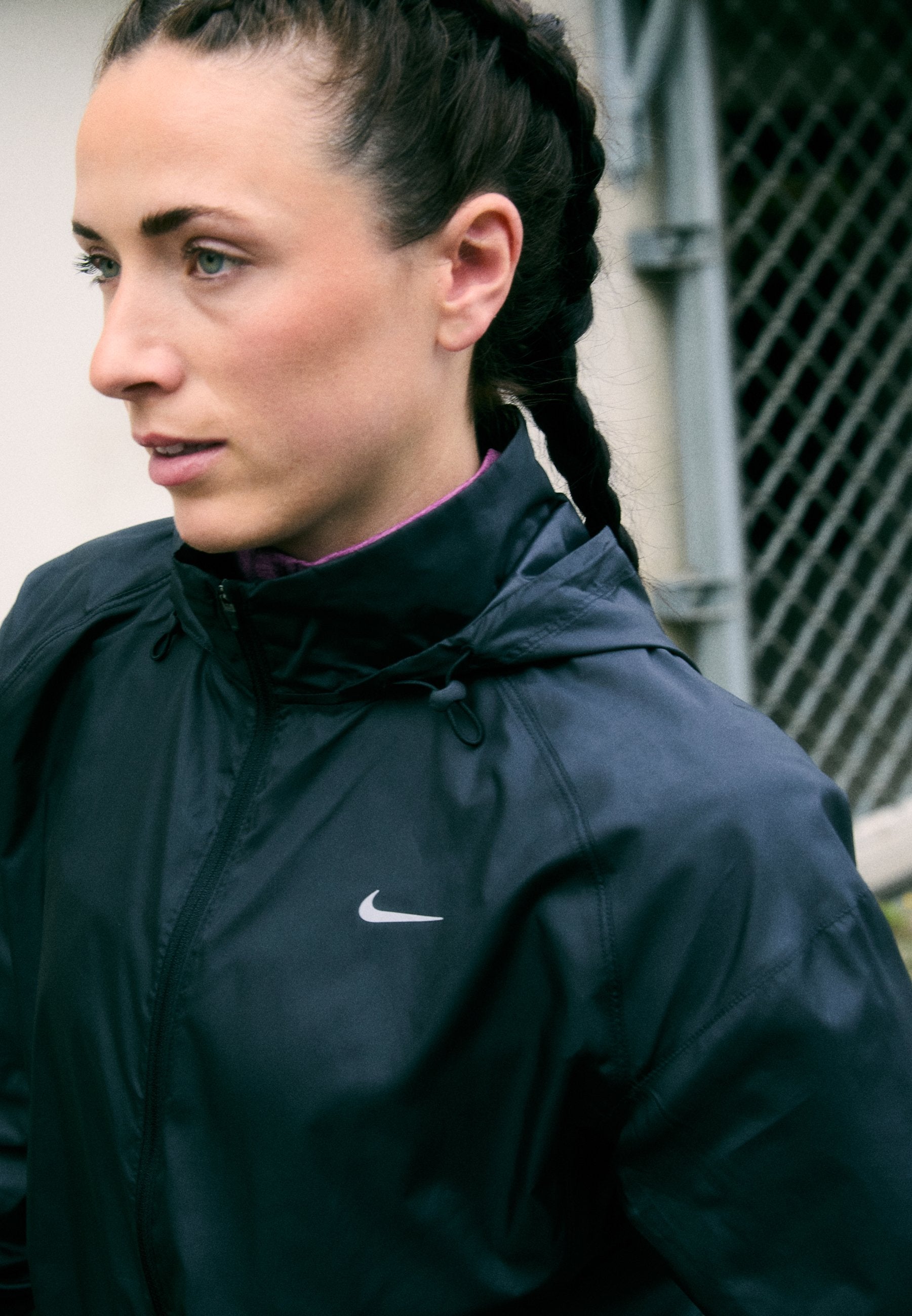 TEMPO - Windbreaker - black/reflective silver-coloured