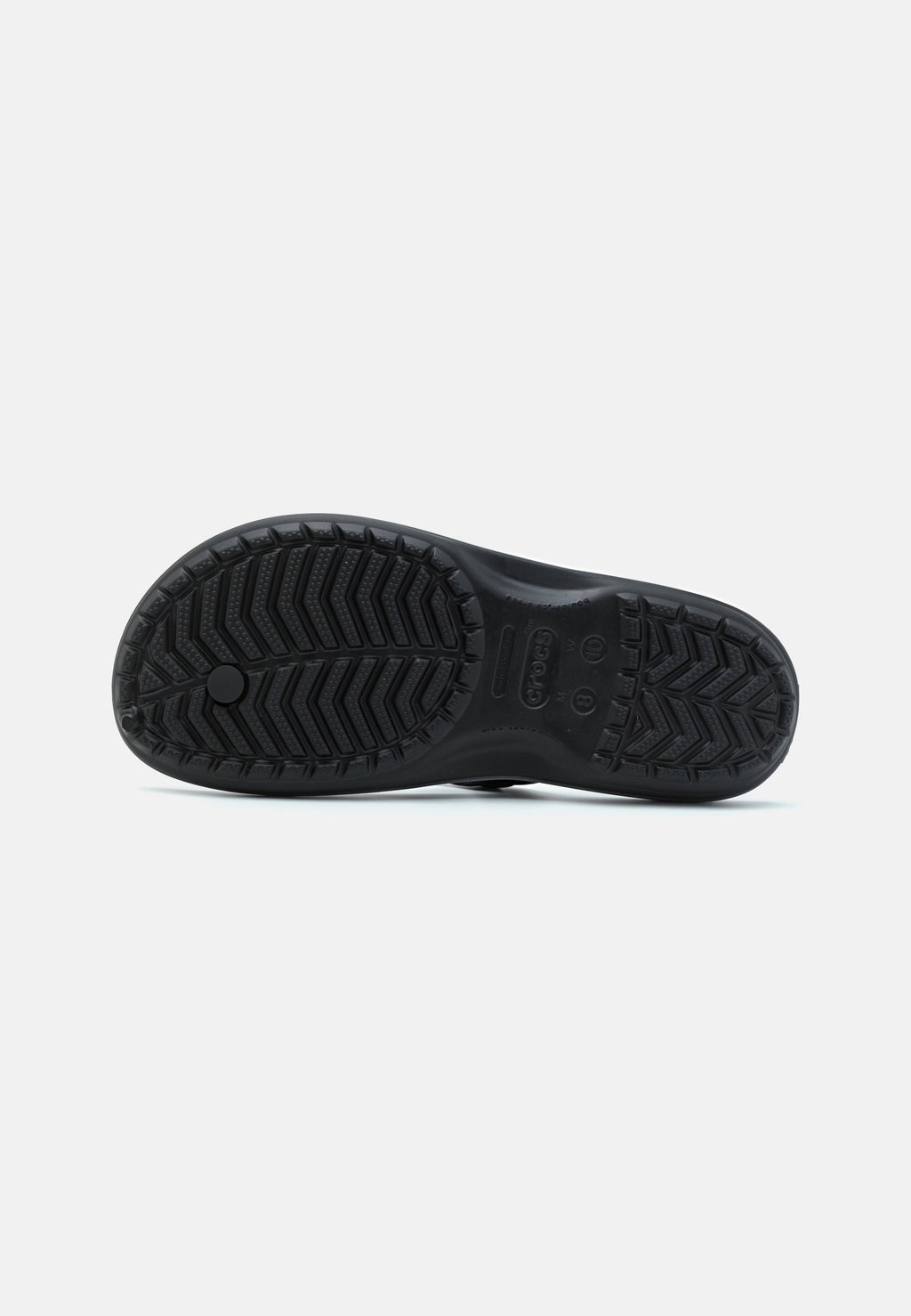 CROCBAND FLIP UNISEX - Pool shoes - black/slate grey