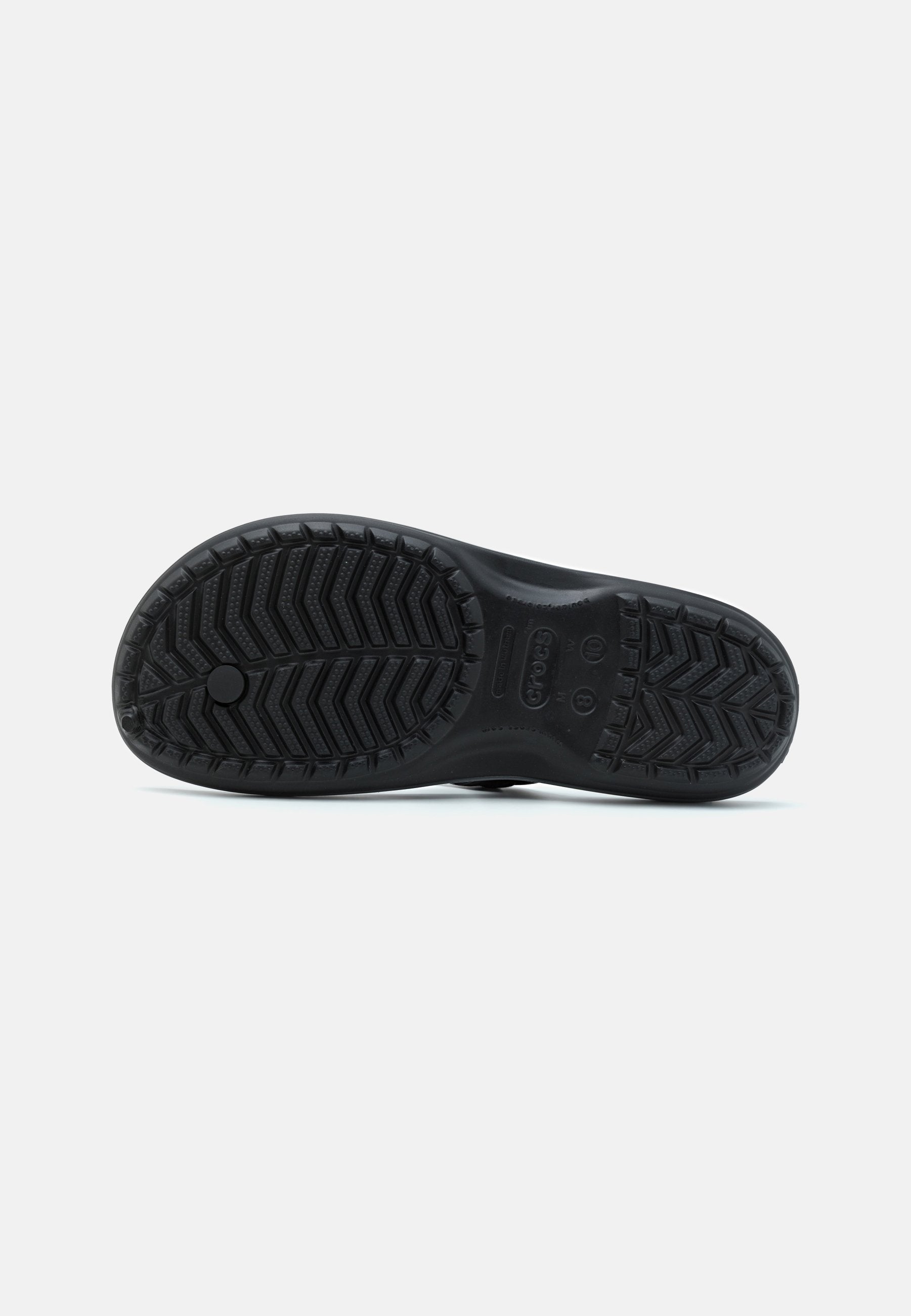 CROCBAND FLIP UNISEX - Pool shoes - black/slate grey