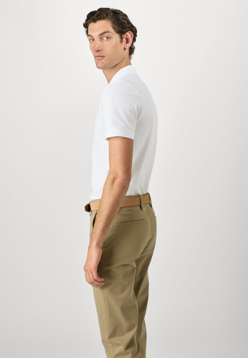 CHINO TAPERED - Chinos - light pastel brown
