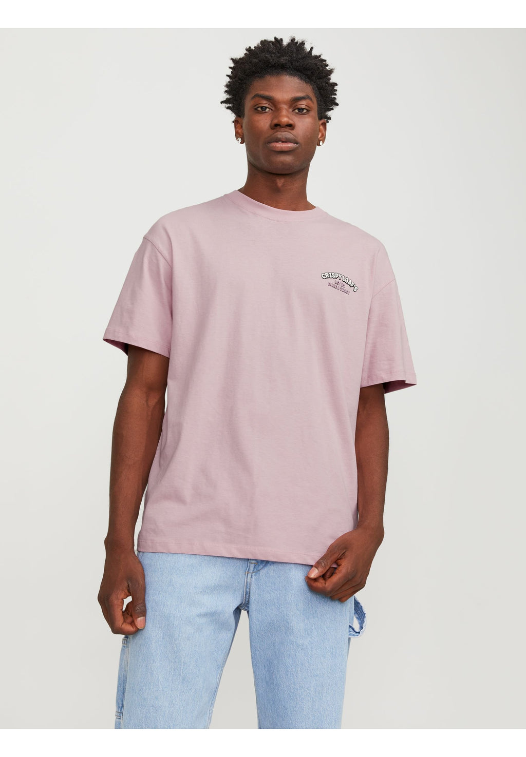 TEE COL RAS DU COU JORTOAST - T-shirt imprimé - nectar rose