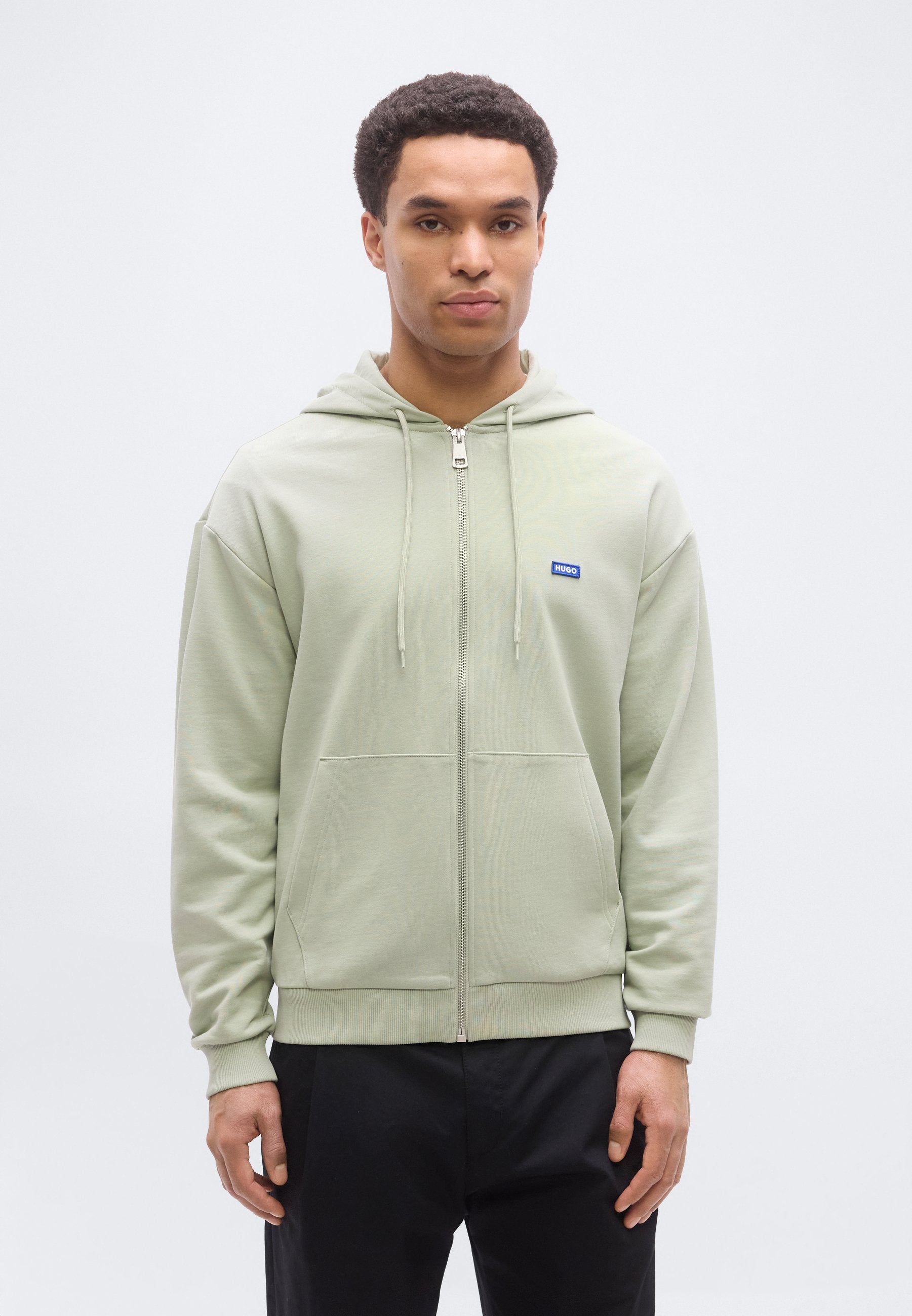 NADARASI - Zip-up sweatshirt - open green