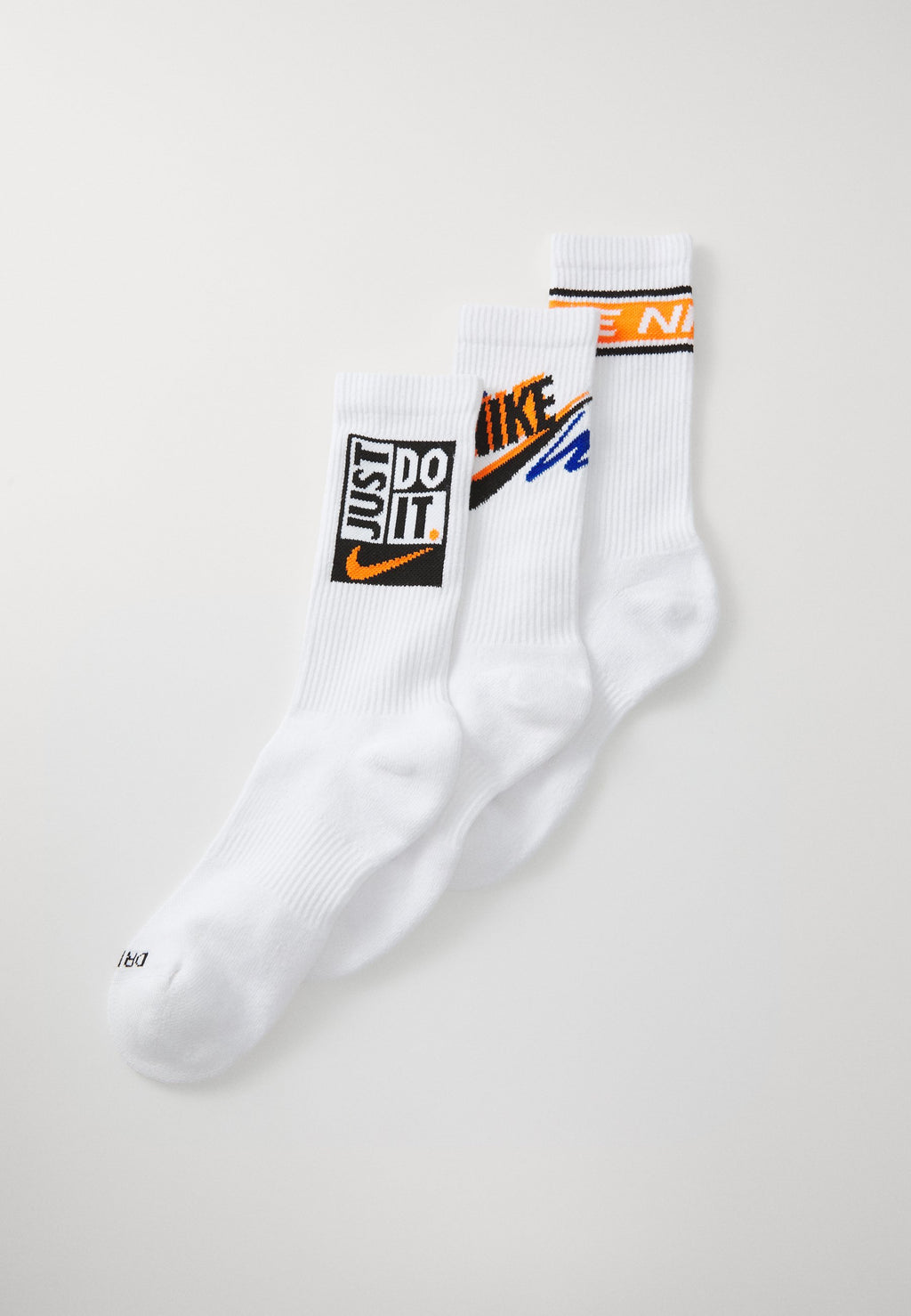 LOT DE 3 PAIRES DE CHAUSSETTES UNISEXES CREW - Chaussettes de sport - white/black/sport royal