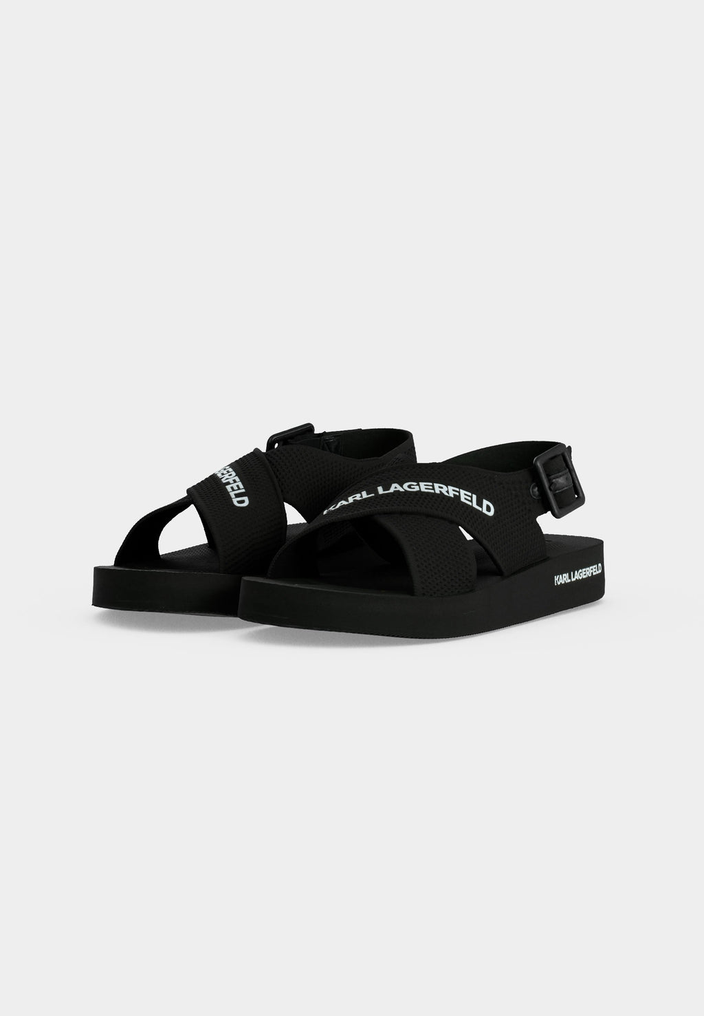 ATLANTIK KROSS STRAP - Sandals - black