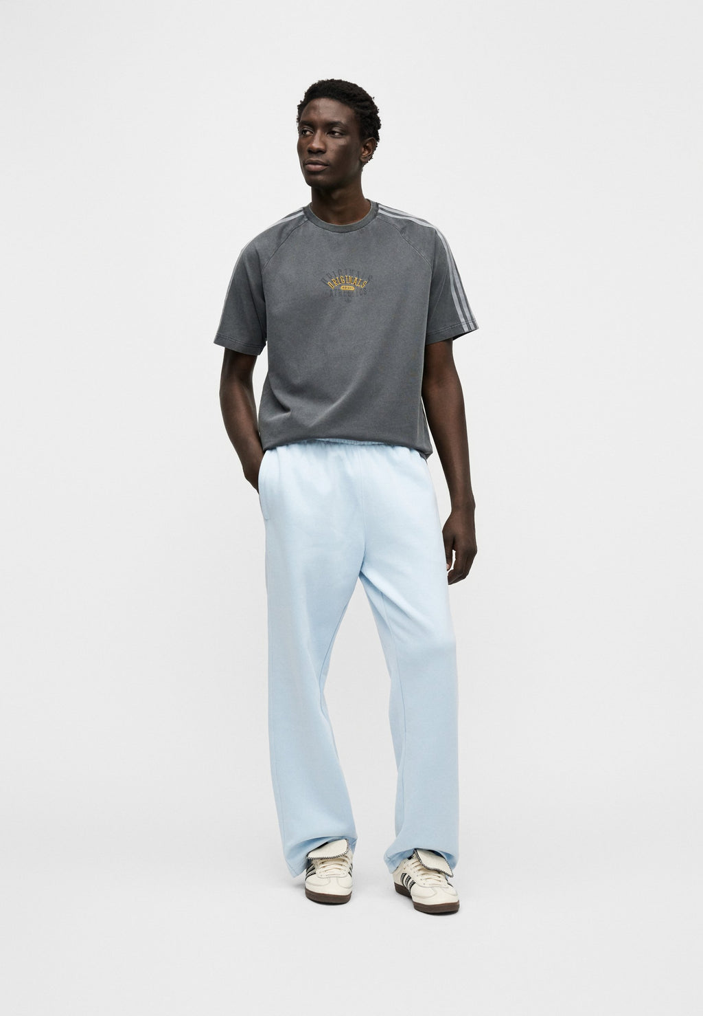 تي شيرت RINGER TEE - رمادي ستة