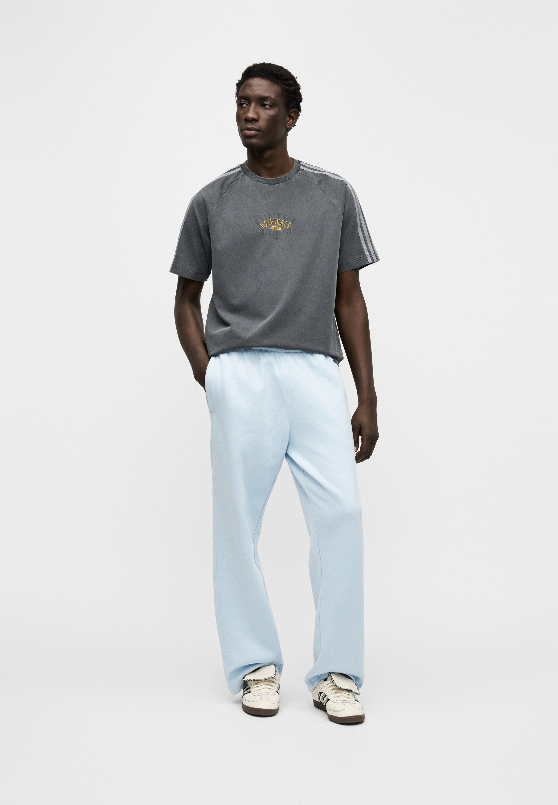 تي شيرت RINGER TEE - رمادي ستة