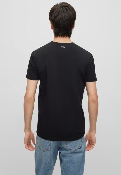 2 PACK - Basic T-shirt - black/white