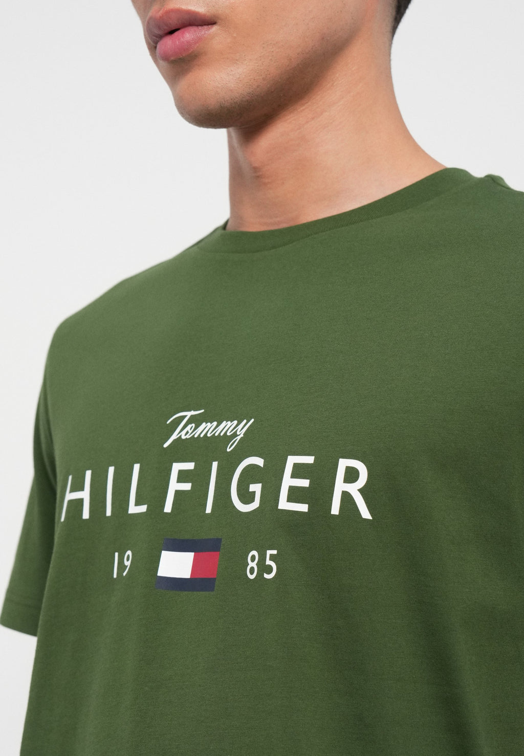 LOGO GRAPHIC JERSEY CREW NECK T-SHIRT - Print T-shirt - mountain pine