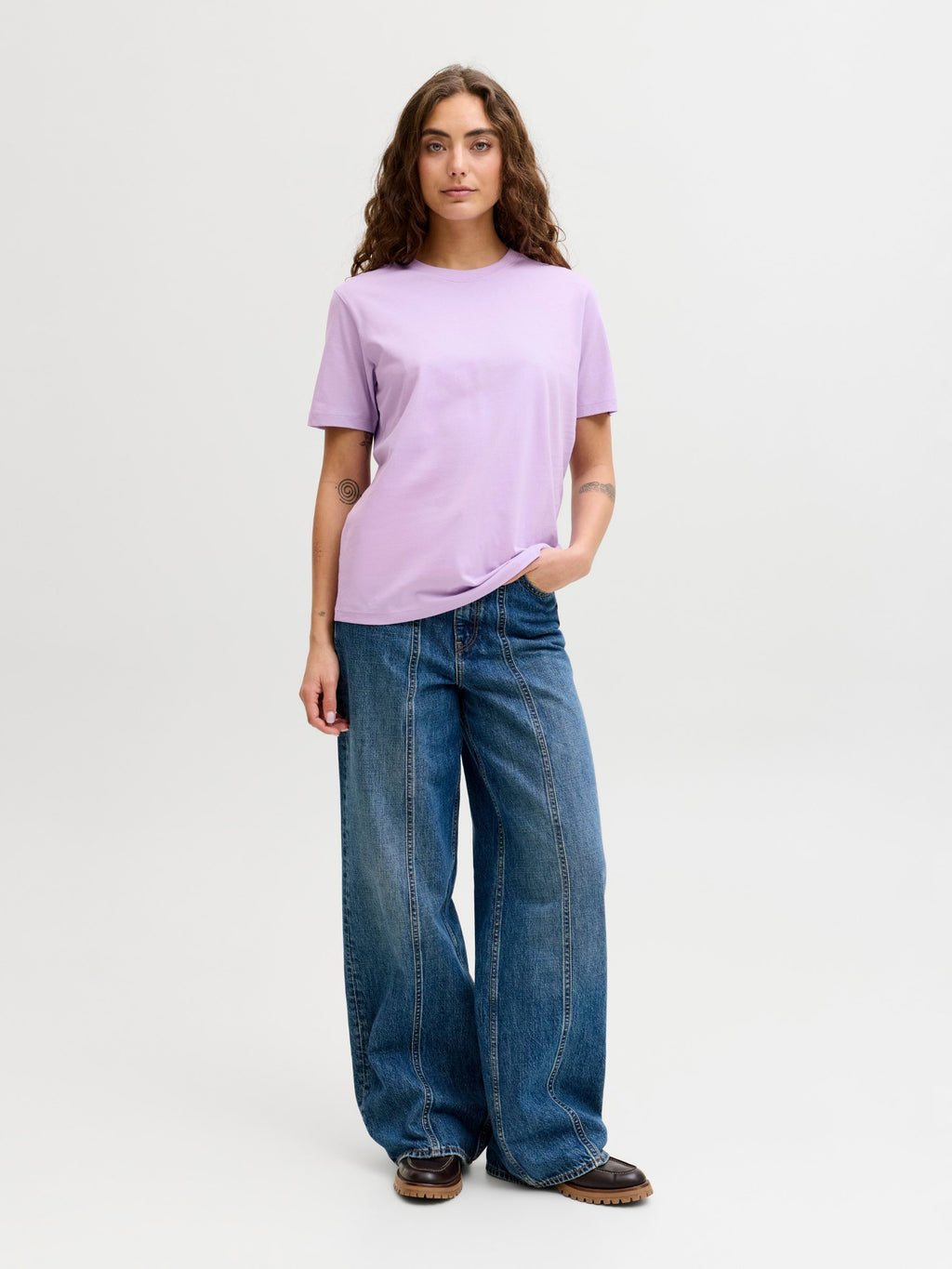 JXANNA EVERY TEE - Basic Tişört - mor gül