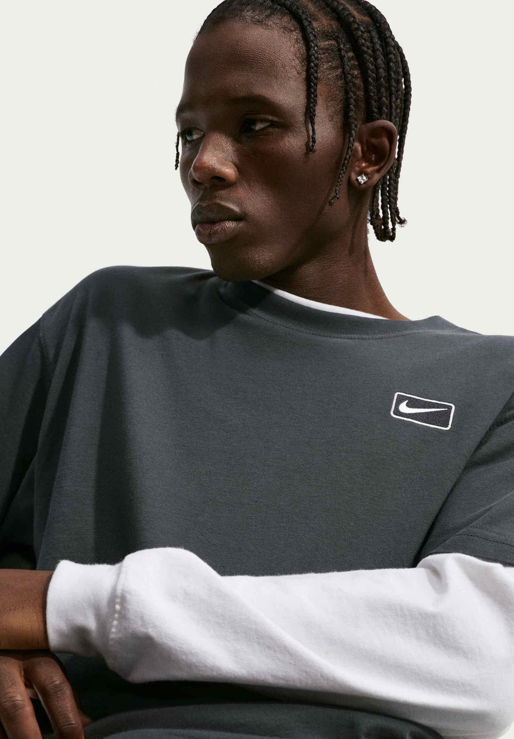 TEE - Print T-shirt - anthracite