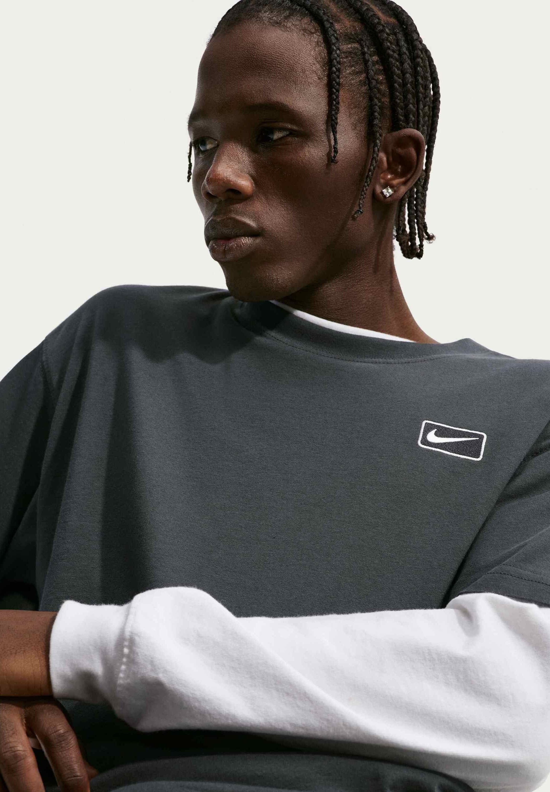 TEE - Print T-shirt - anthracite