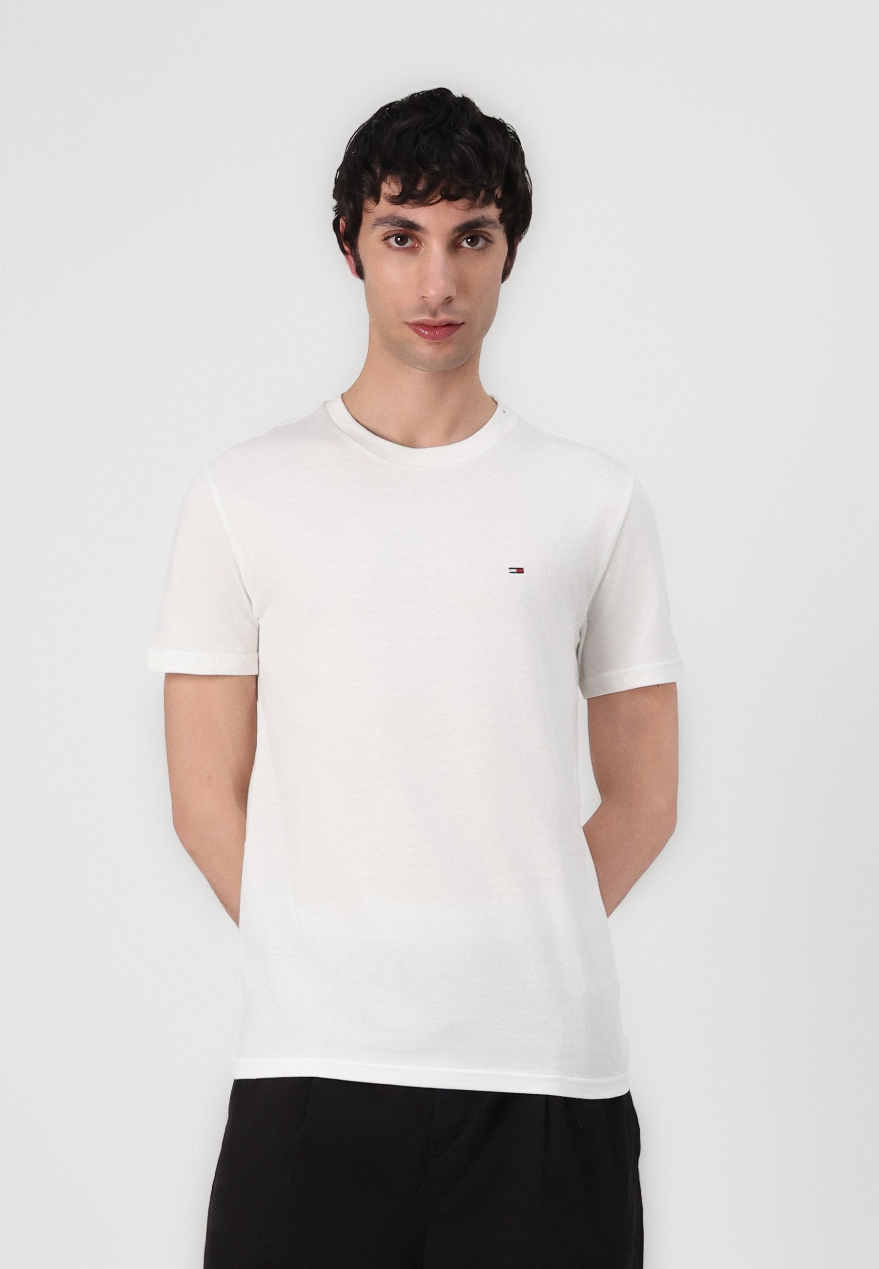 SLIM TEE 2 PACK - Basic T-shirt - black/ecru