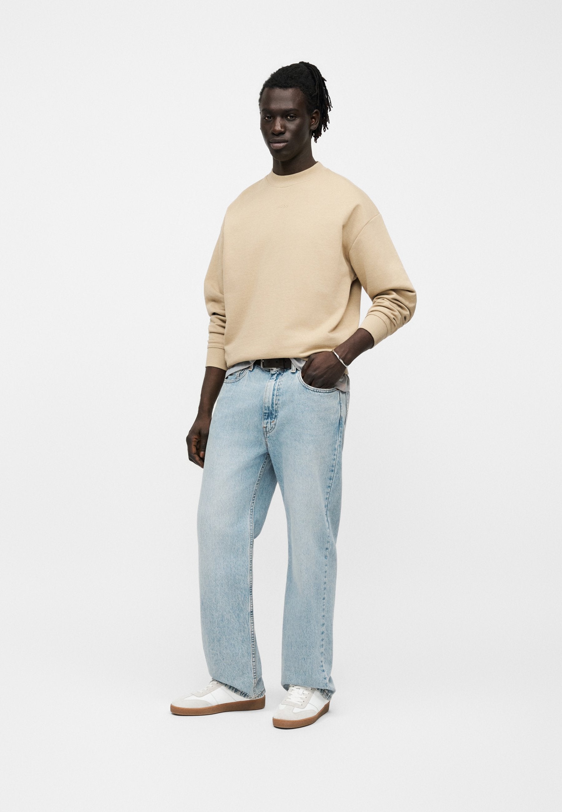 DAPO CREW - Sweatshirt - medium beige