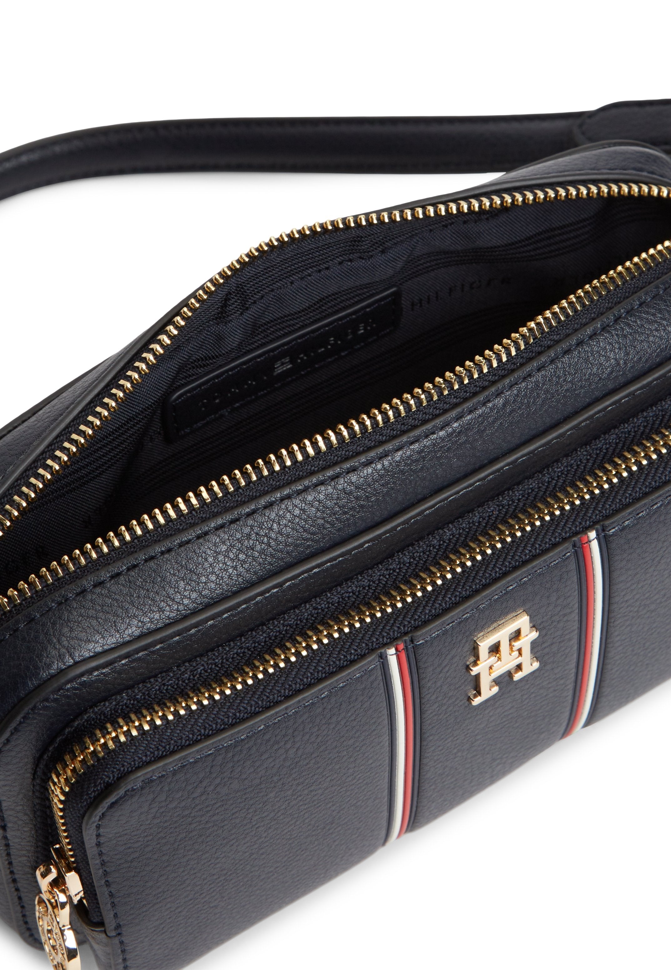 SIGNATURE SHOULDER CAMERA BAG - Handbag - space blue