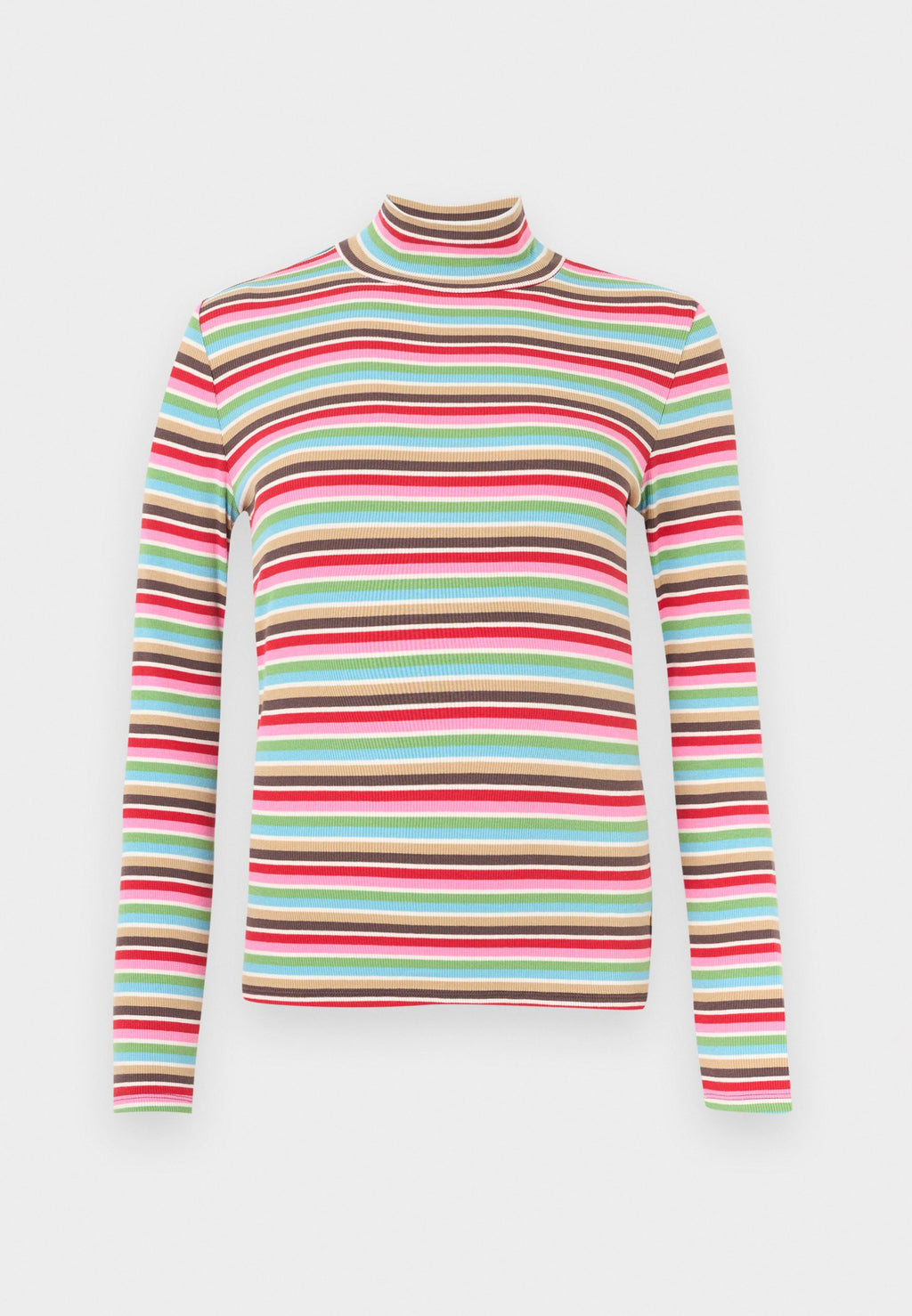 BRUSHED T NECK - Long sleeved top - multi-coloured