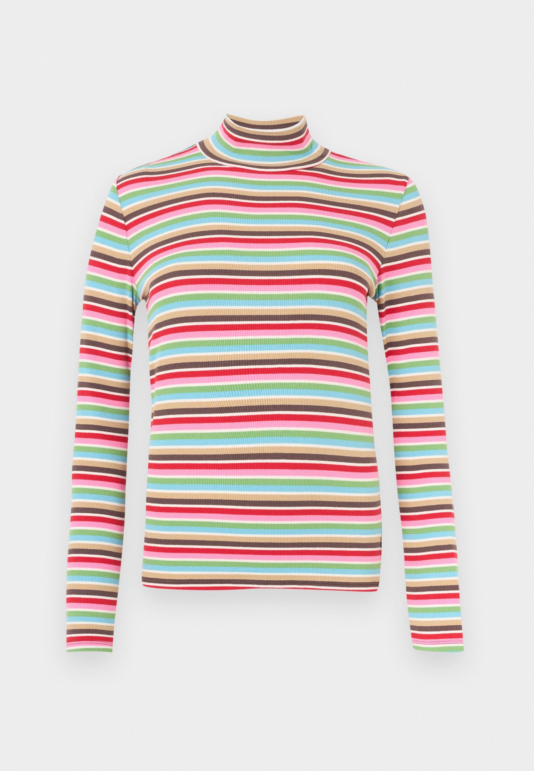 BRUSHED T NECK - Long sleeved top - multi-coloured