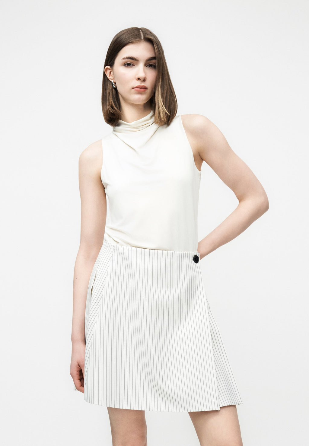 RIBERI - Mini skirt - white