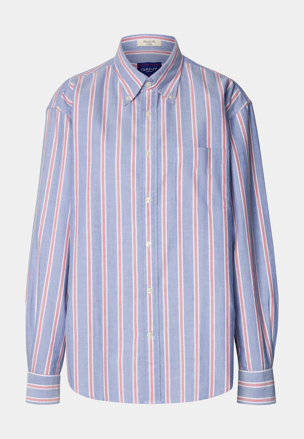 CHEMISE RAYÉE OXFORD HERITAGE 2.0 REL EXCLUSIVE - Blouse - bleu collégial