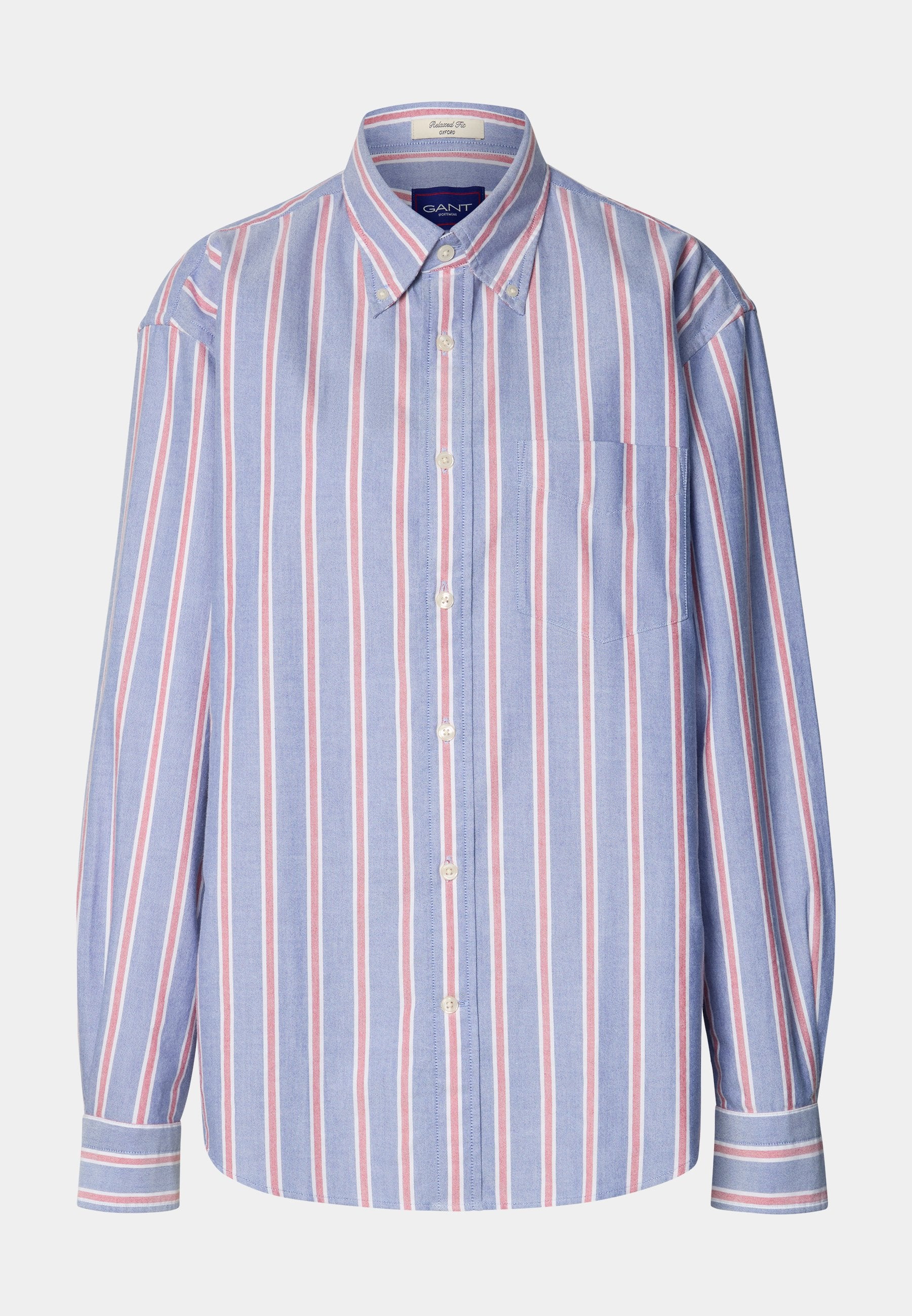 CHEMISE RAYÉE OXFORD HERITAGE 2.0 REL EXCLUSIVE - Blouse - bleu collégial