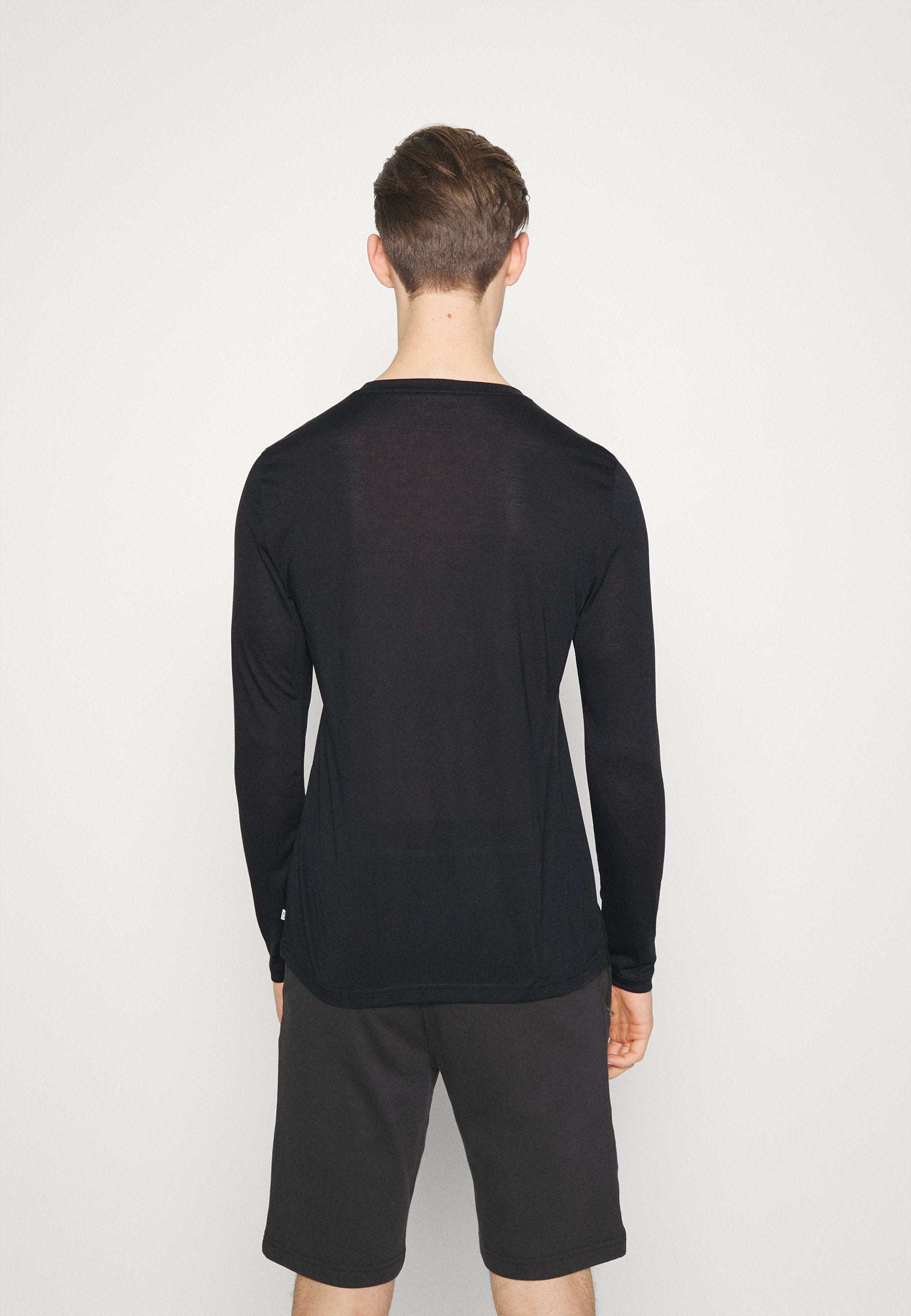 ASSORTED LONG SLEEVE 3 PACK - Long sleeved top - black/navy/silver