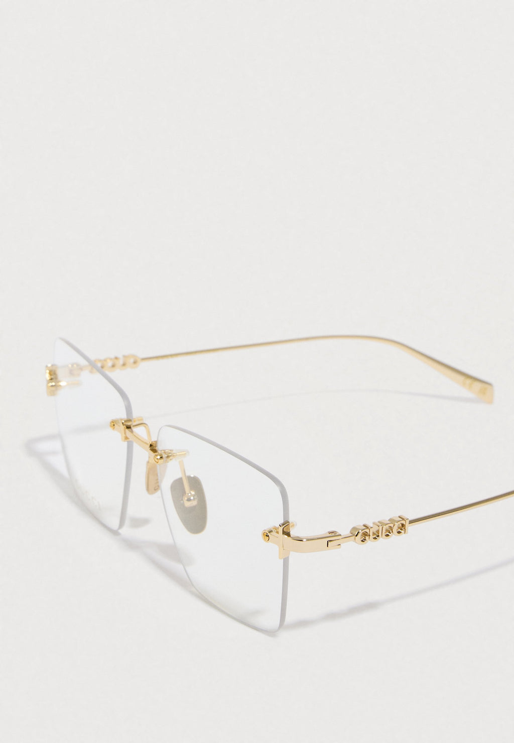 Blue light glasses - gold-coloured