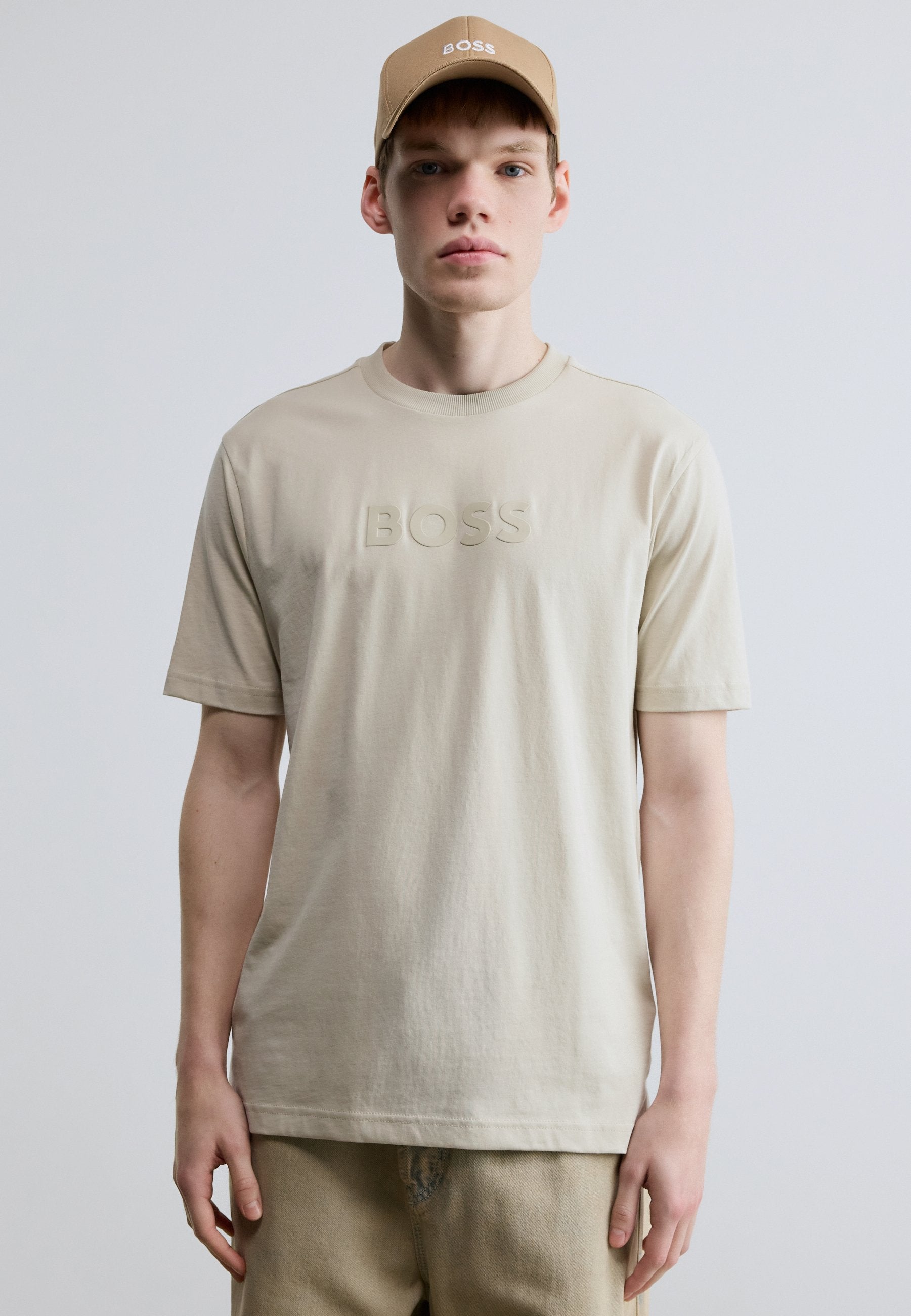 LOGO - Basic T-shirt - light beige