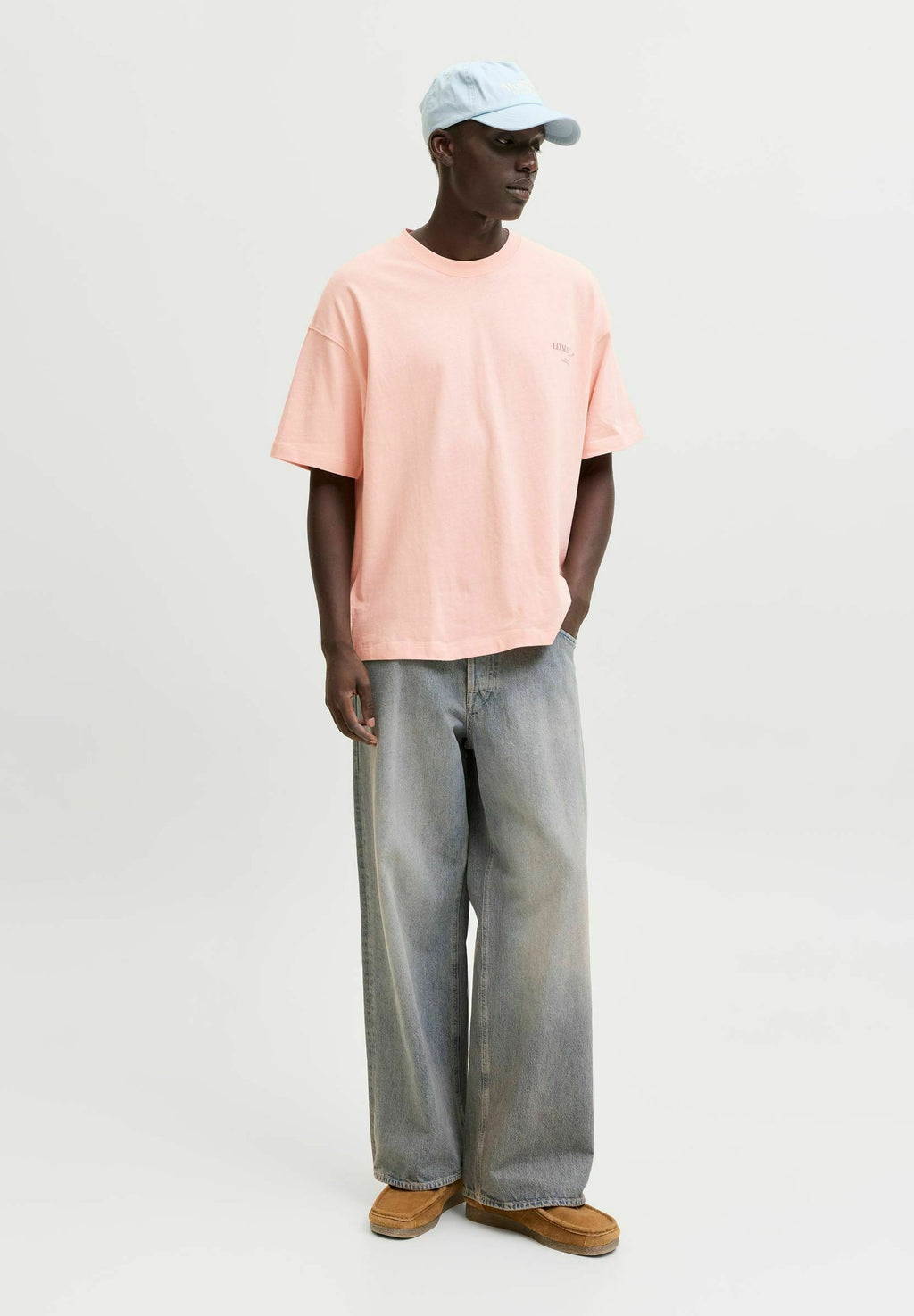 T- - Print T-shirt - peach melba