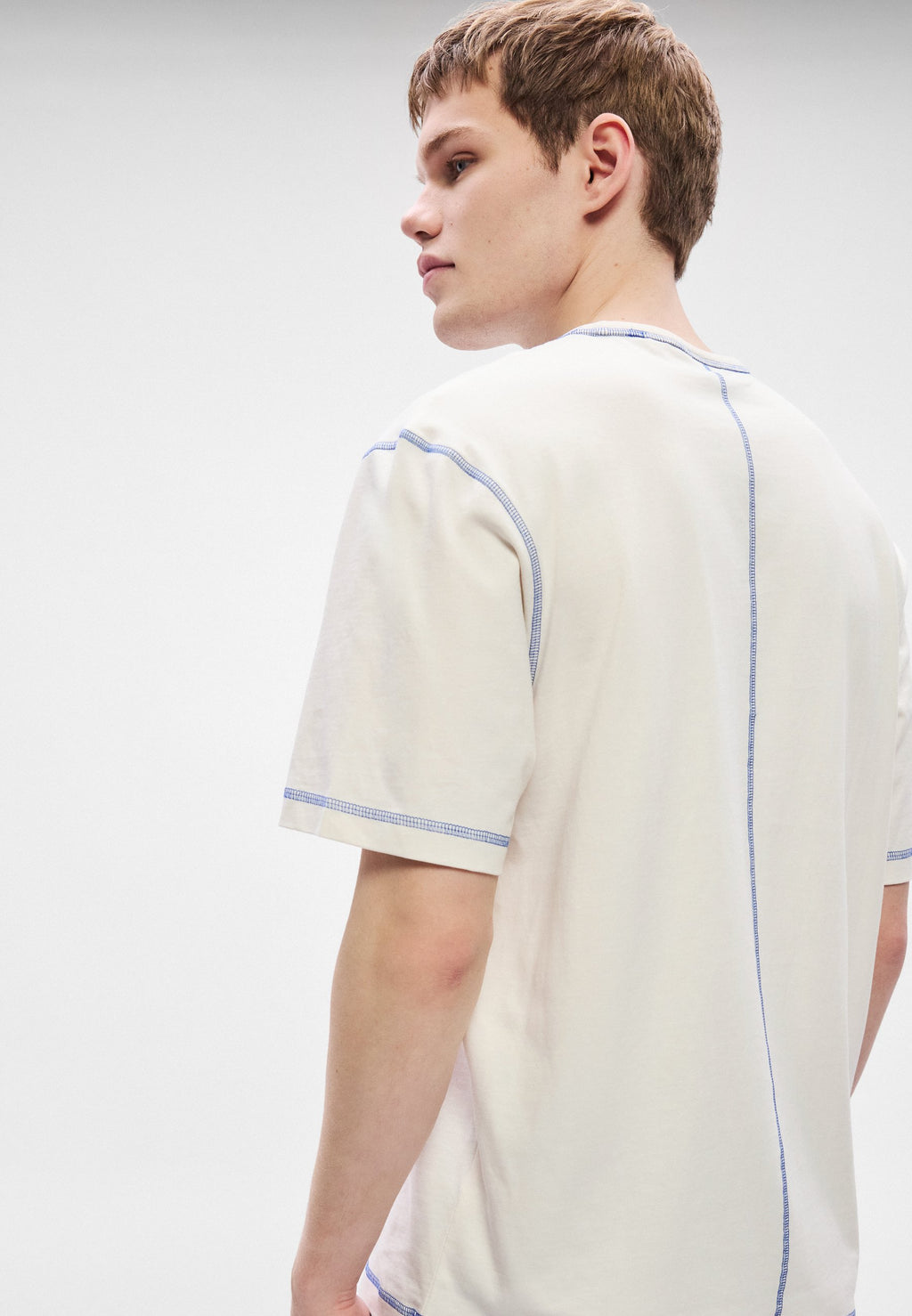 NOTHAL - Print T-shirt - open white